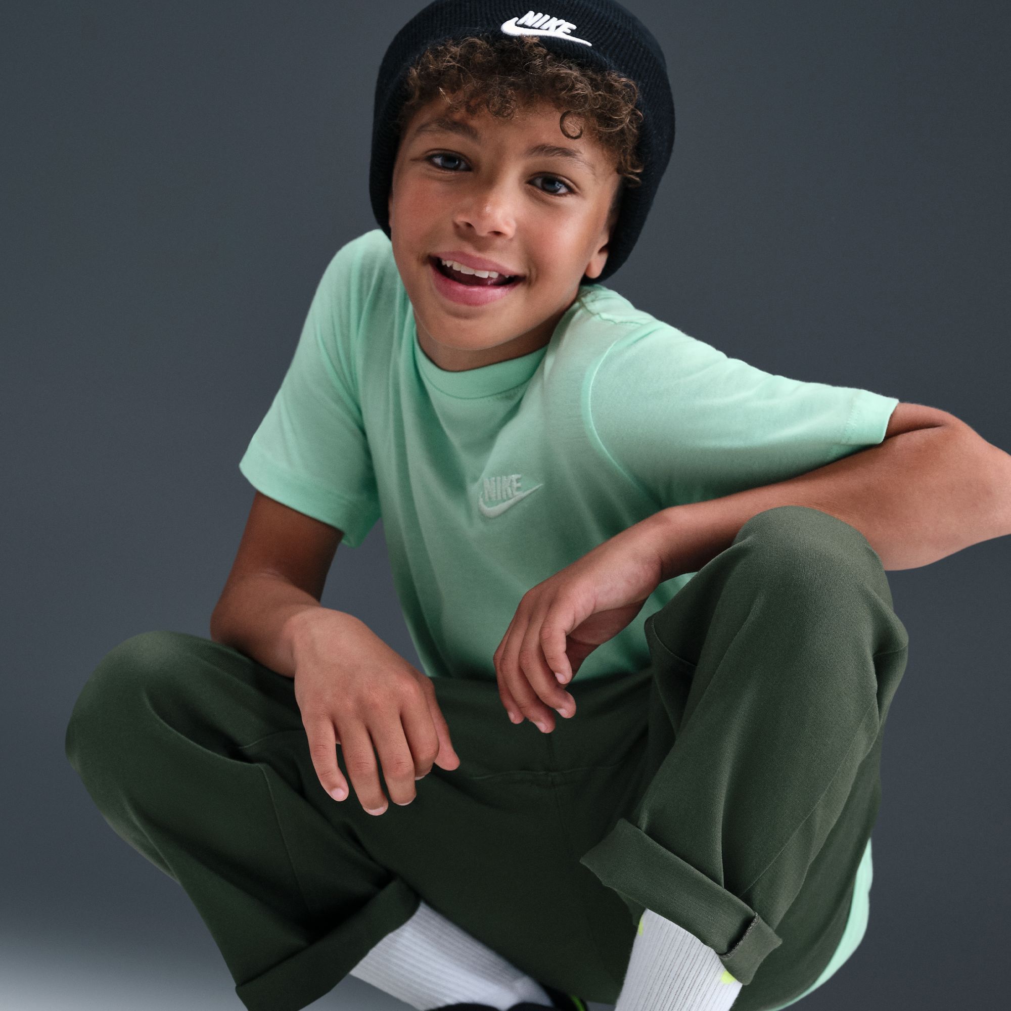 Nike Kids' Sportswear Embroidered Futura T-Shirt product image