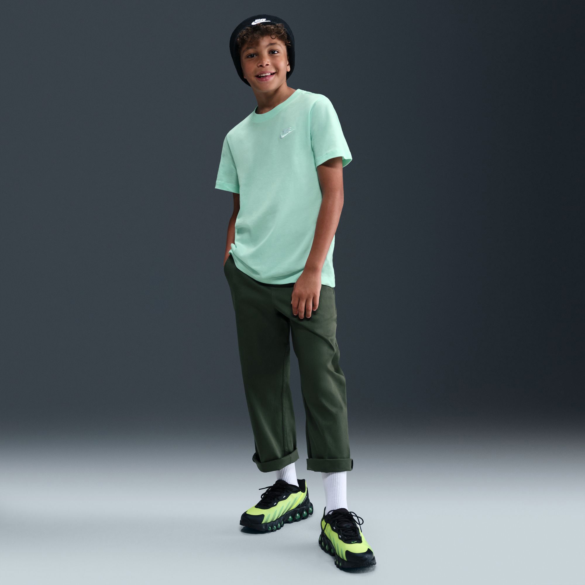 Nike Kids' Sportswear Embroidered Futura T-Shirt product image