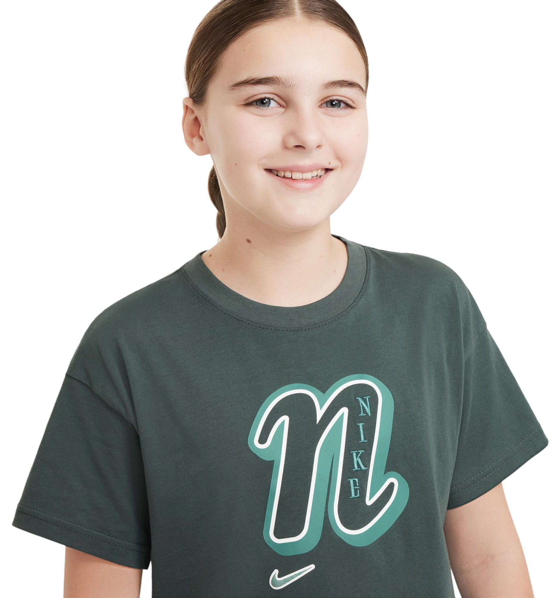 Nike Girls' Sportswear Graphic Boxy T-Shirt product image