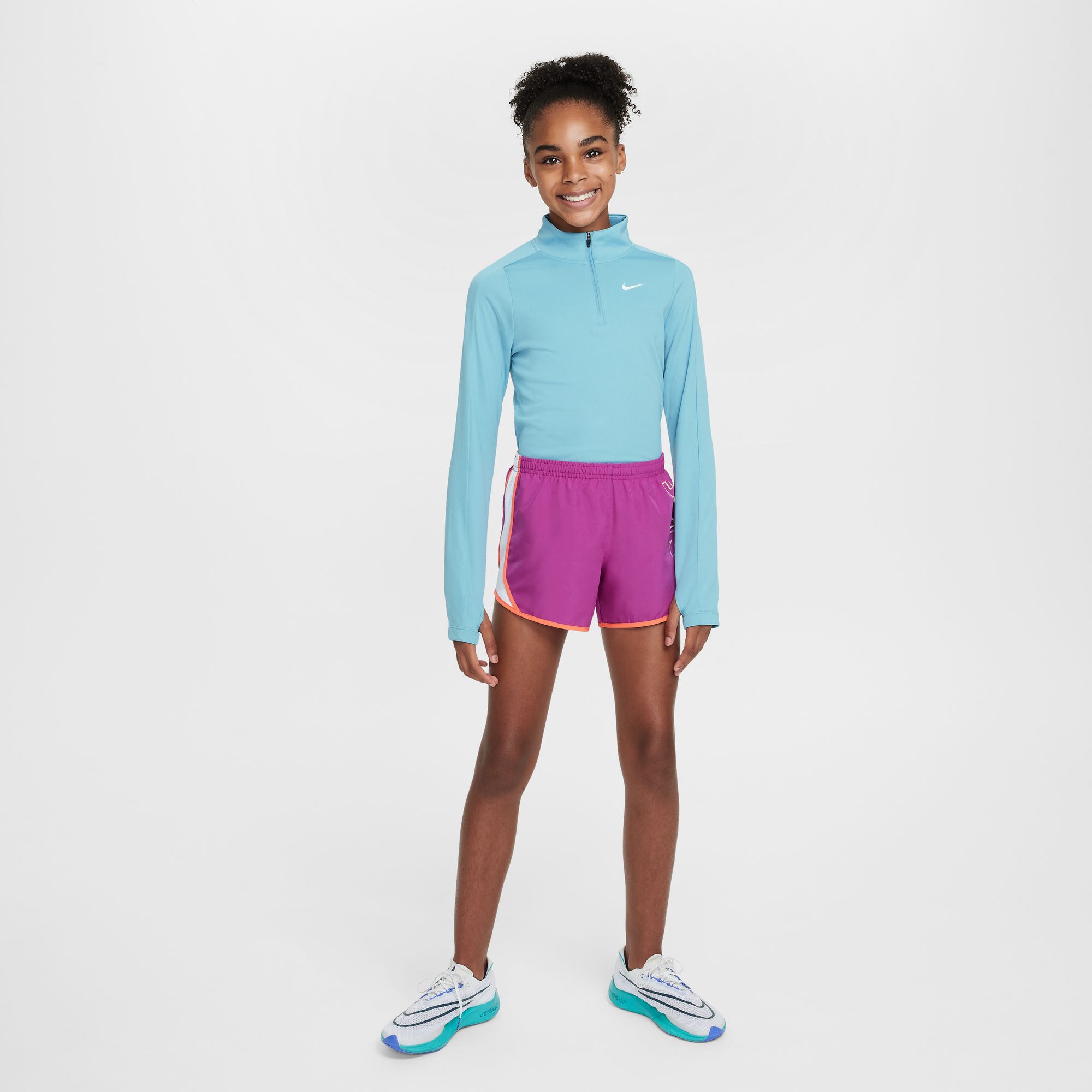 Nike Girls' Dri-FIT Brief-Lined Tempo Running Shorts product image