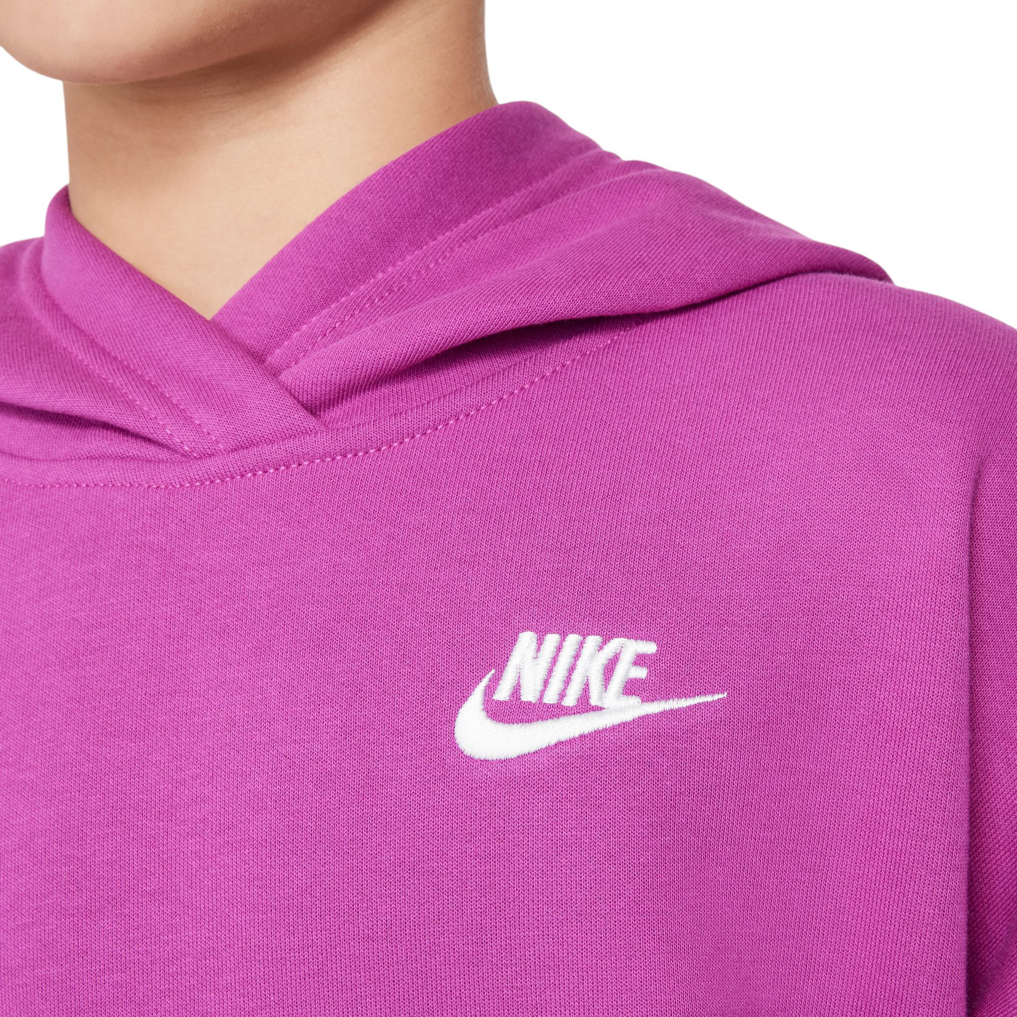 Nike Girls' Sportswear Oversized Club Fleece Pullover Hoodie product image