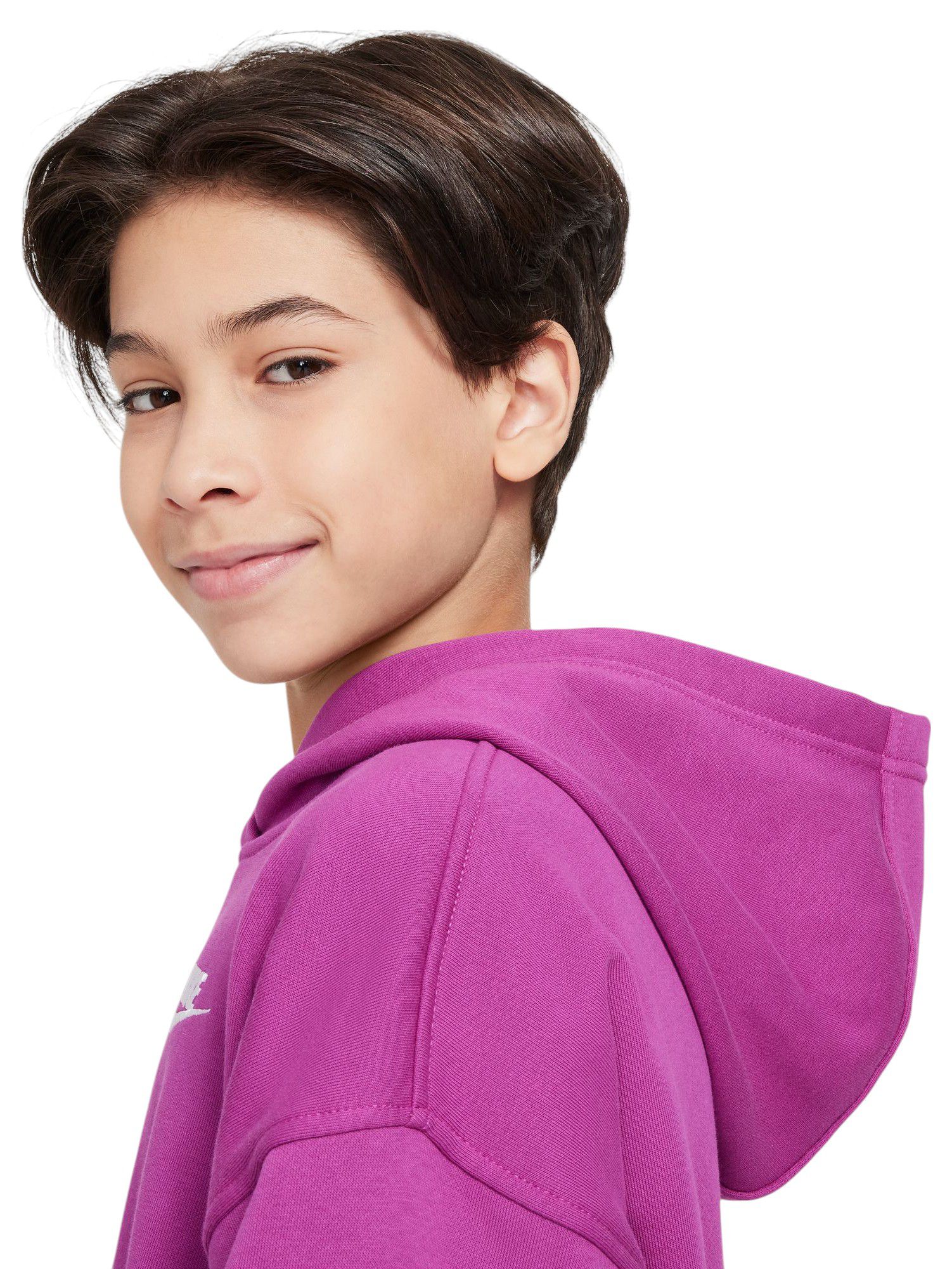 Nike Girls' Sportswear Oversized Club Fleece Pullover Hoodie product image