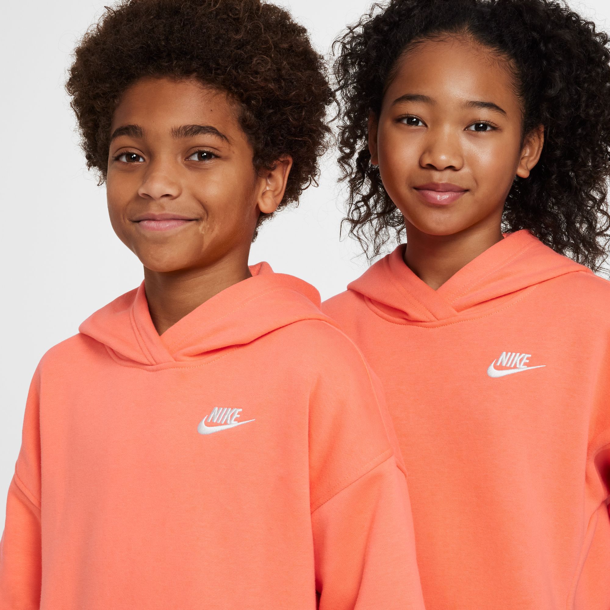 Nike Girls' Sportswear Oversized Club Fleece Pullover Hoodie product image