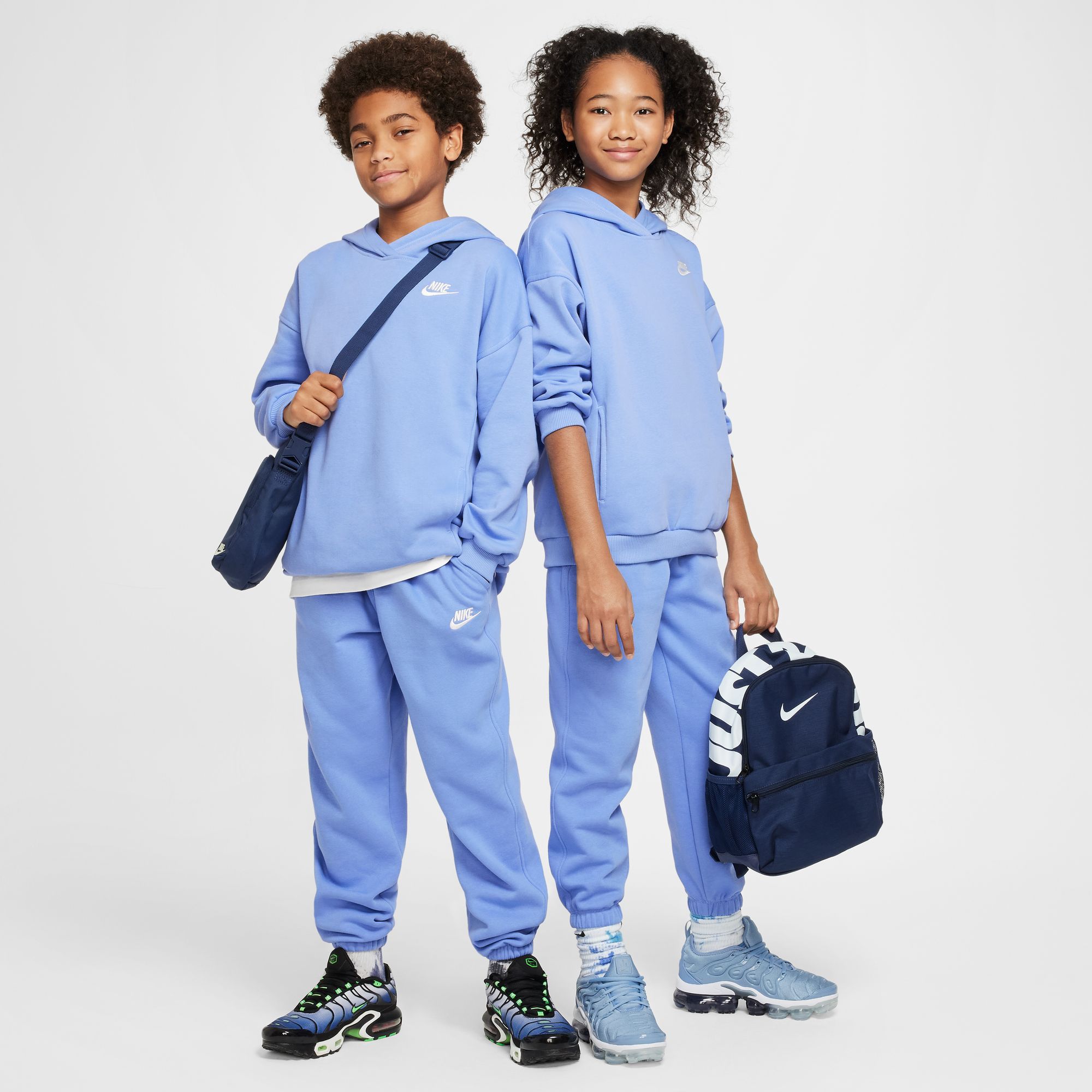 Nike Girls' Sportswear Oversized Club Fleece Pullover Hoodie product image