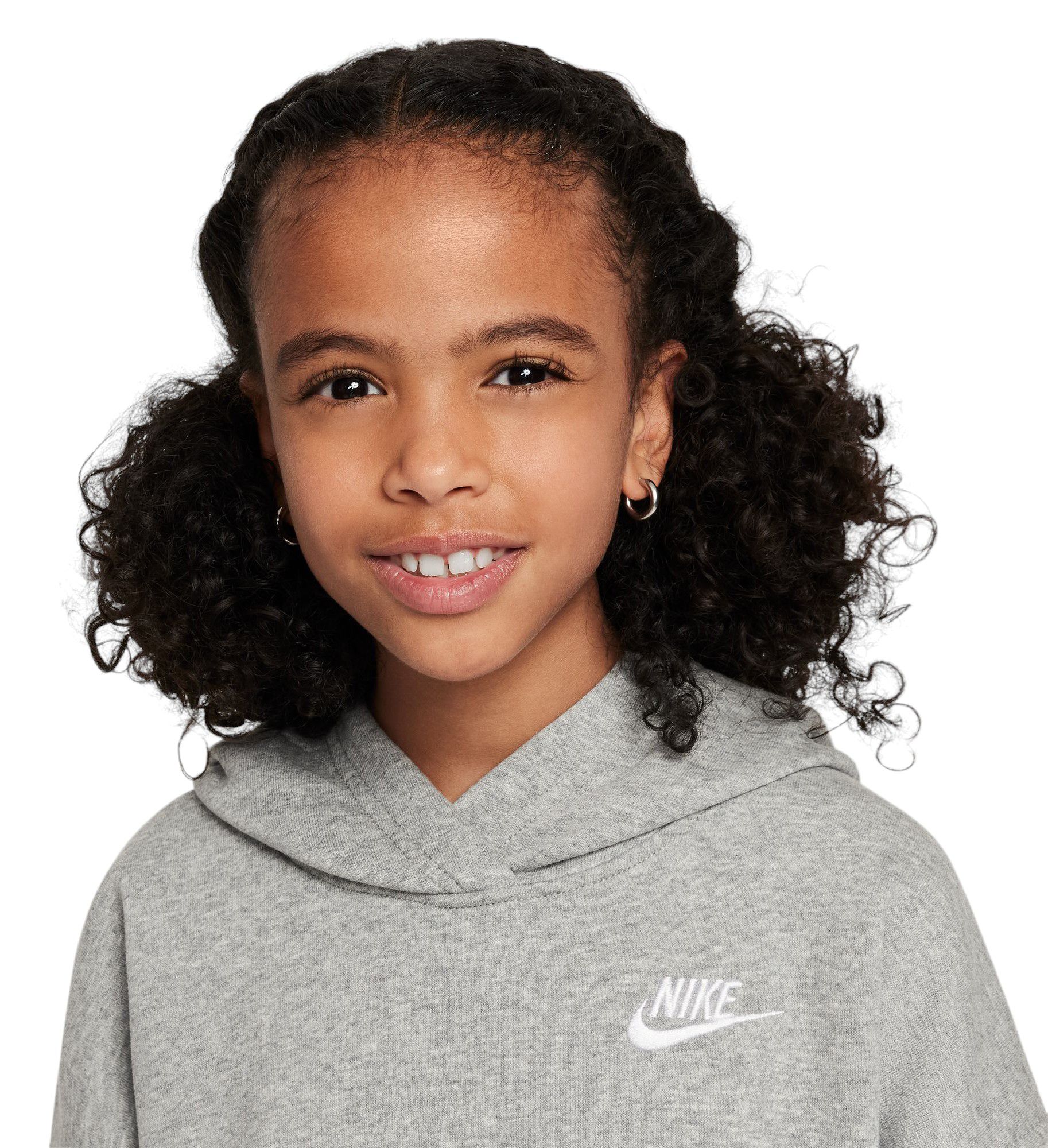 Nike Girls' Sportswear Oversized Club Fleece Pullover Hoodie product image
