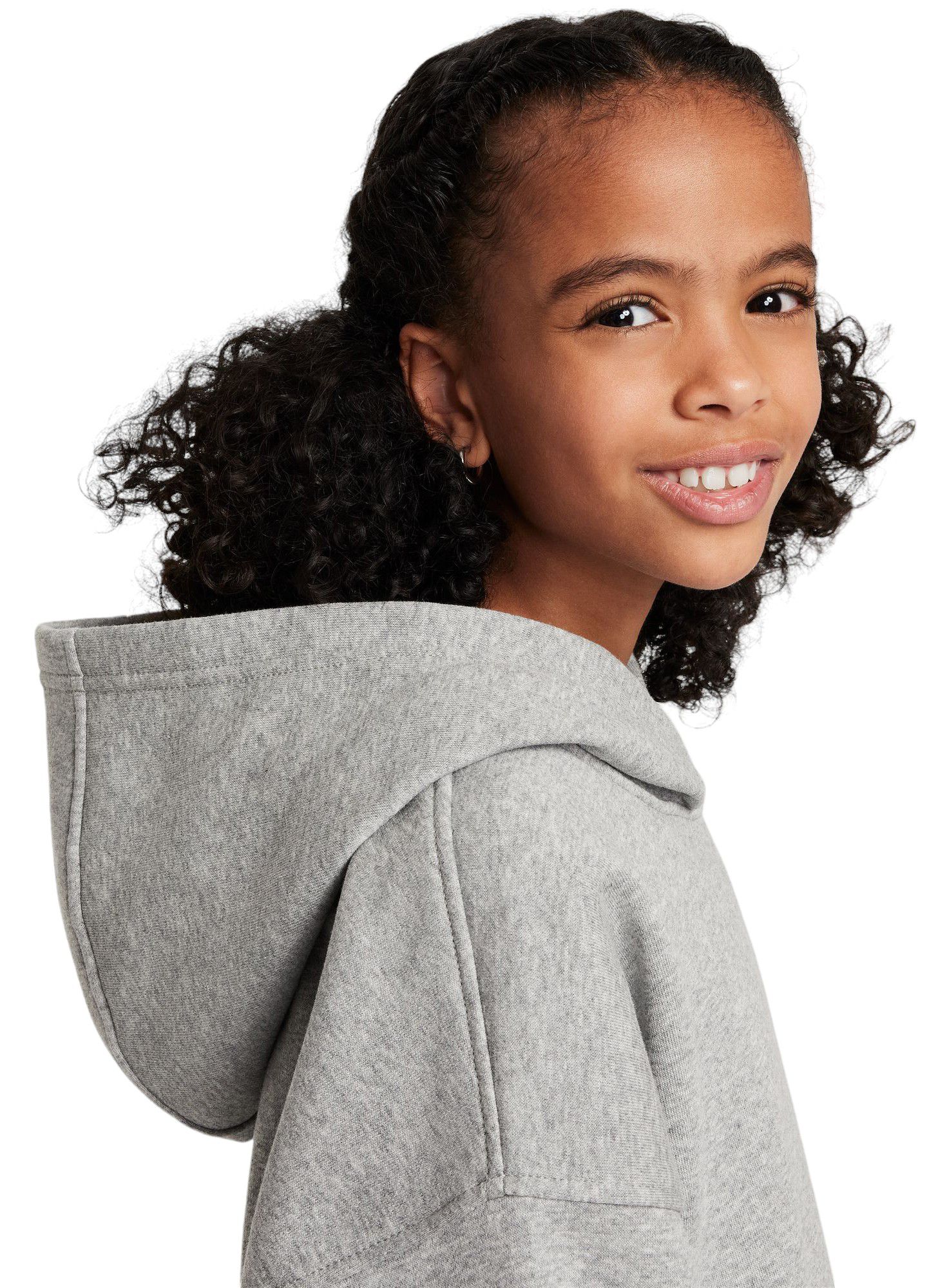 Nike Girls' Sportswear Oversized Club Fleece Pullover Hoodie product image