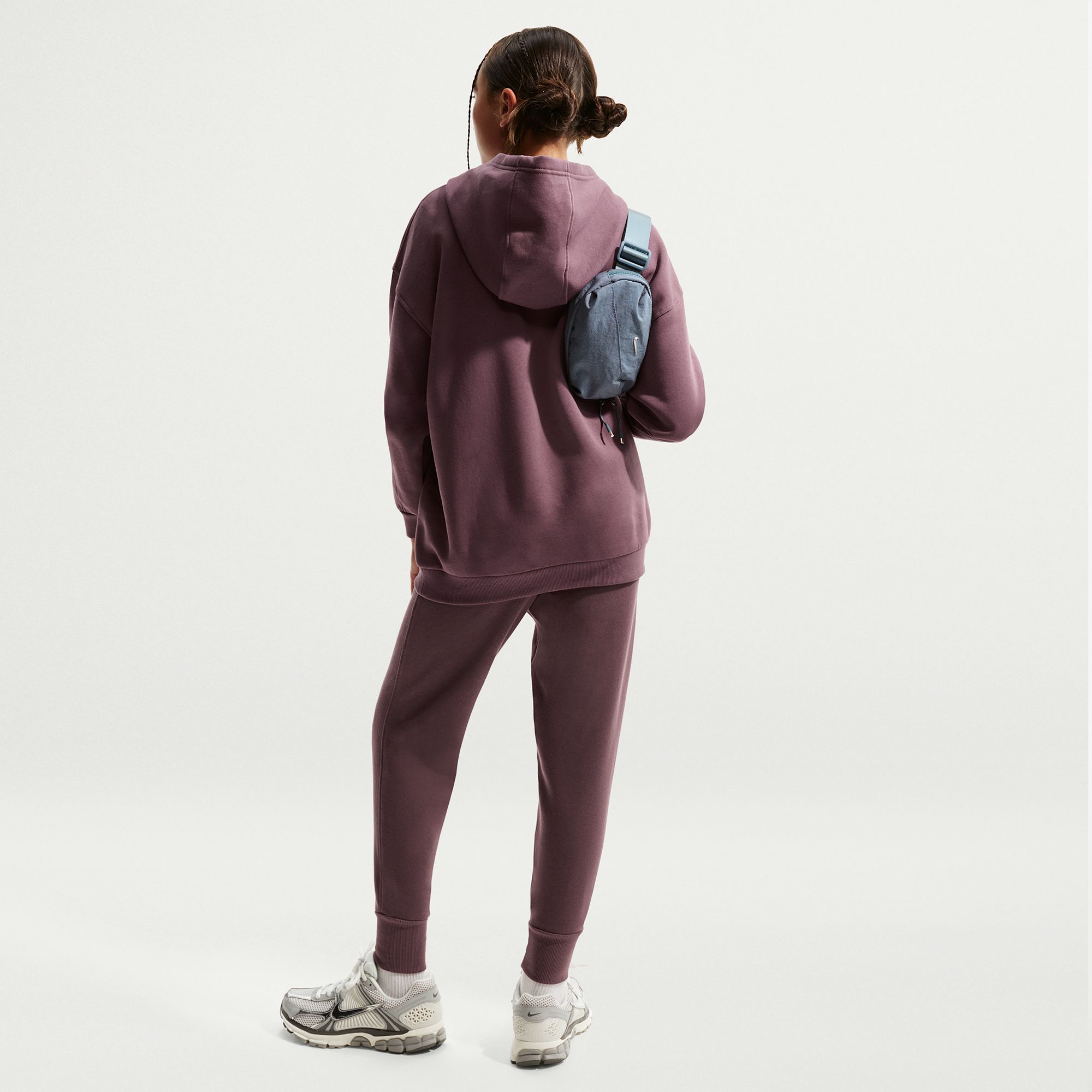 Nike Girls' Sportswear Oversized Club Fleece Pullover Hoodie product image