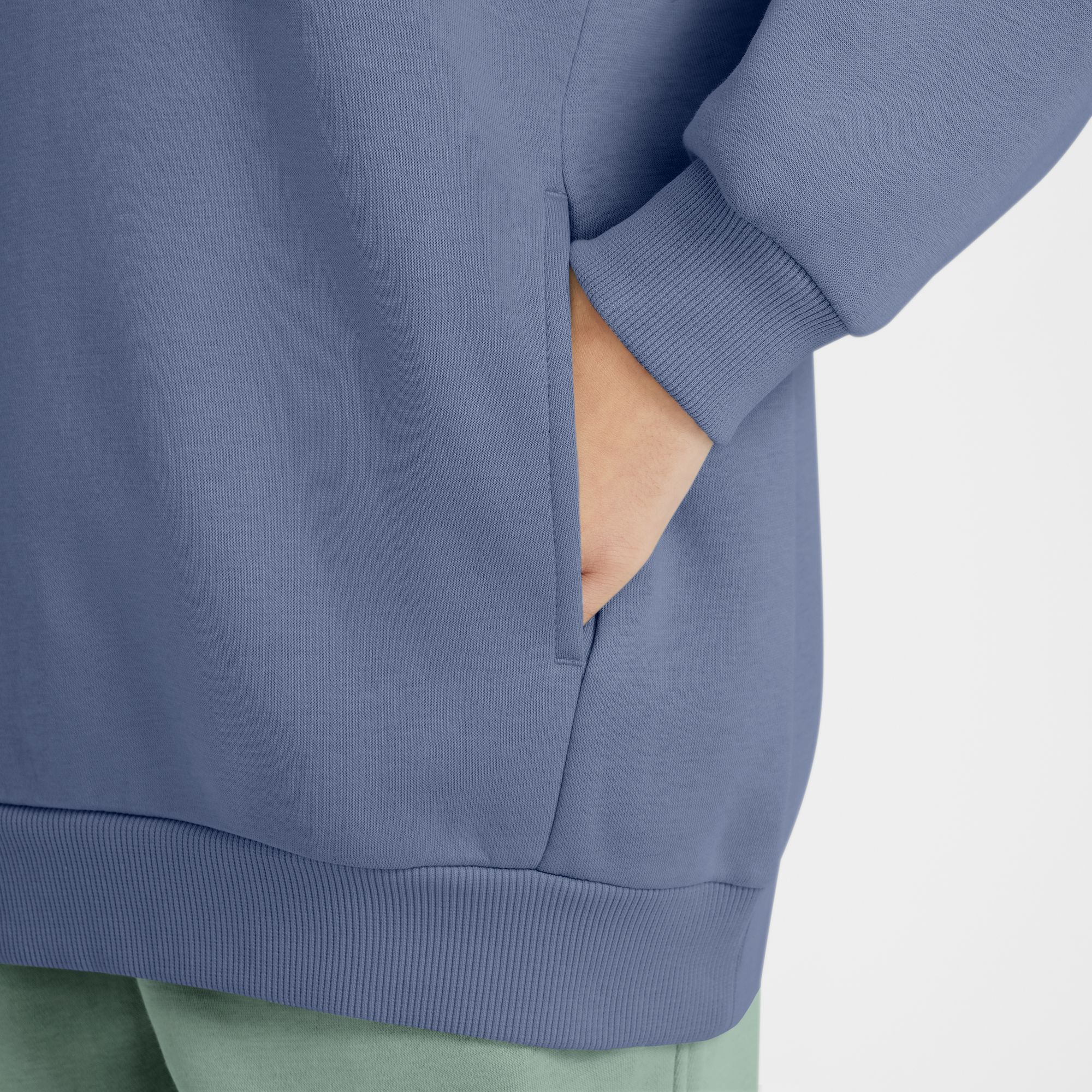 Nike Girls' Sportswear Oversized Club Fleece Pullover Hoodie product image