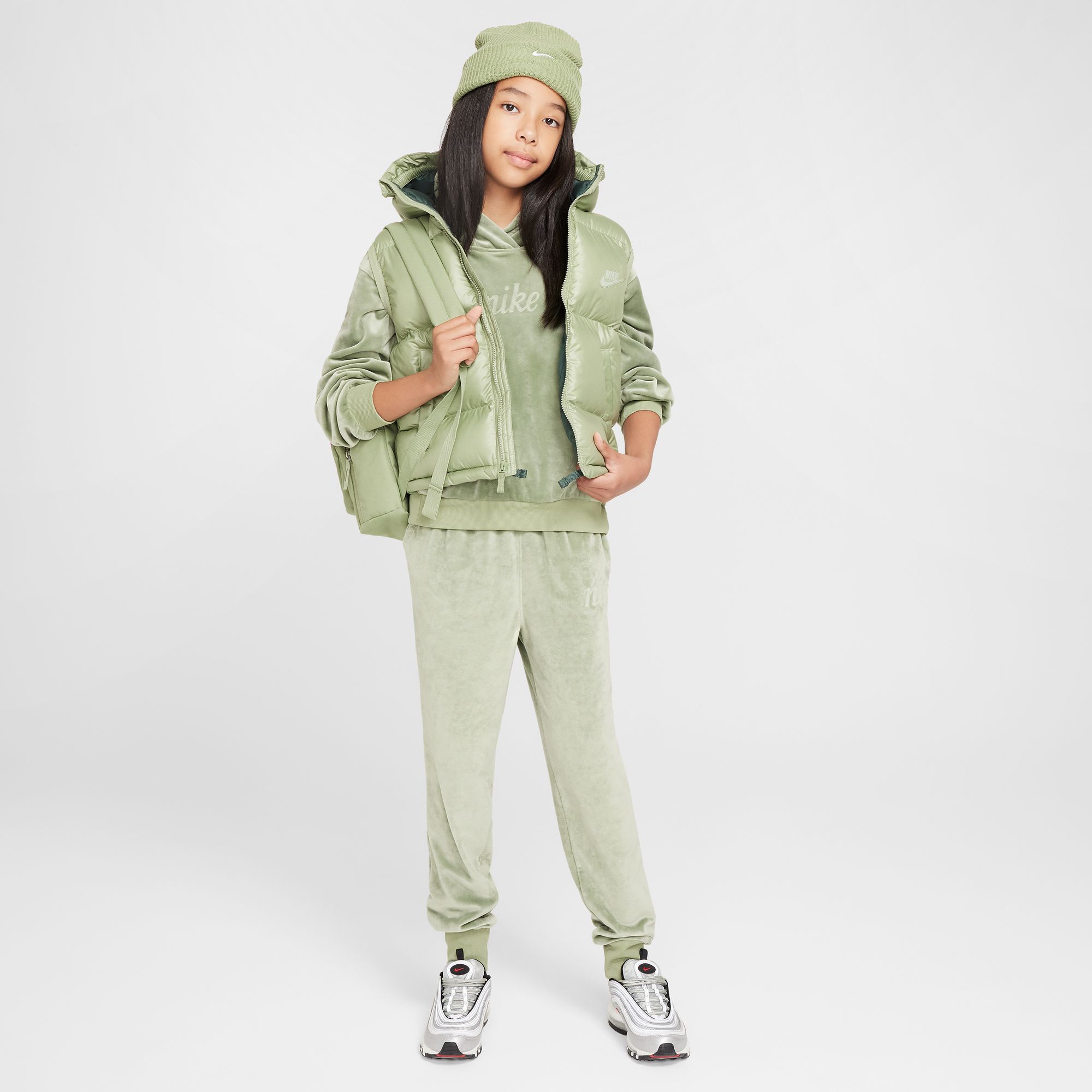 Nike Girls' Sportswear Velour Joggers product image
