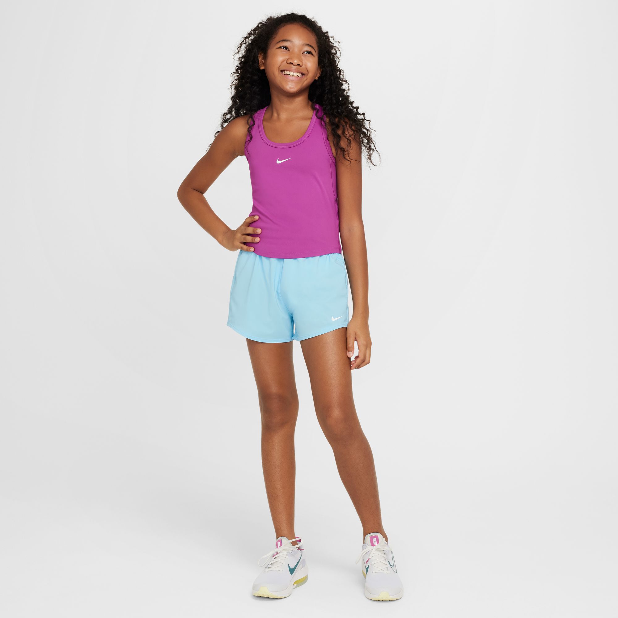 Nike Girls' One Dri-FIT Fitted Strappy Tank Top product image