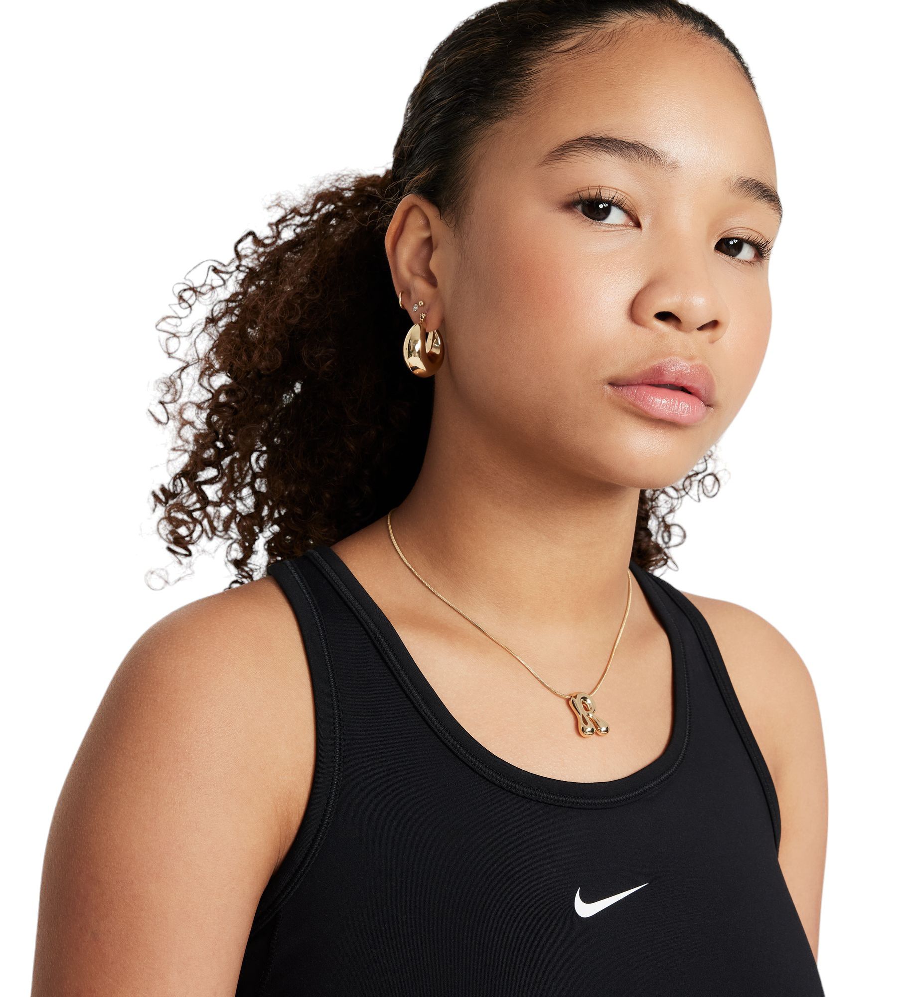 Nike Girls' One Dri-FIT Fitted Strappy Tank Top product image