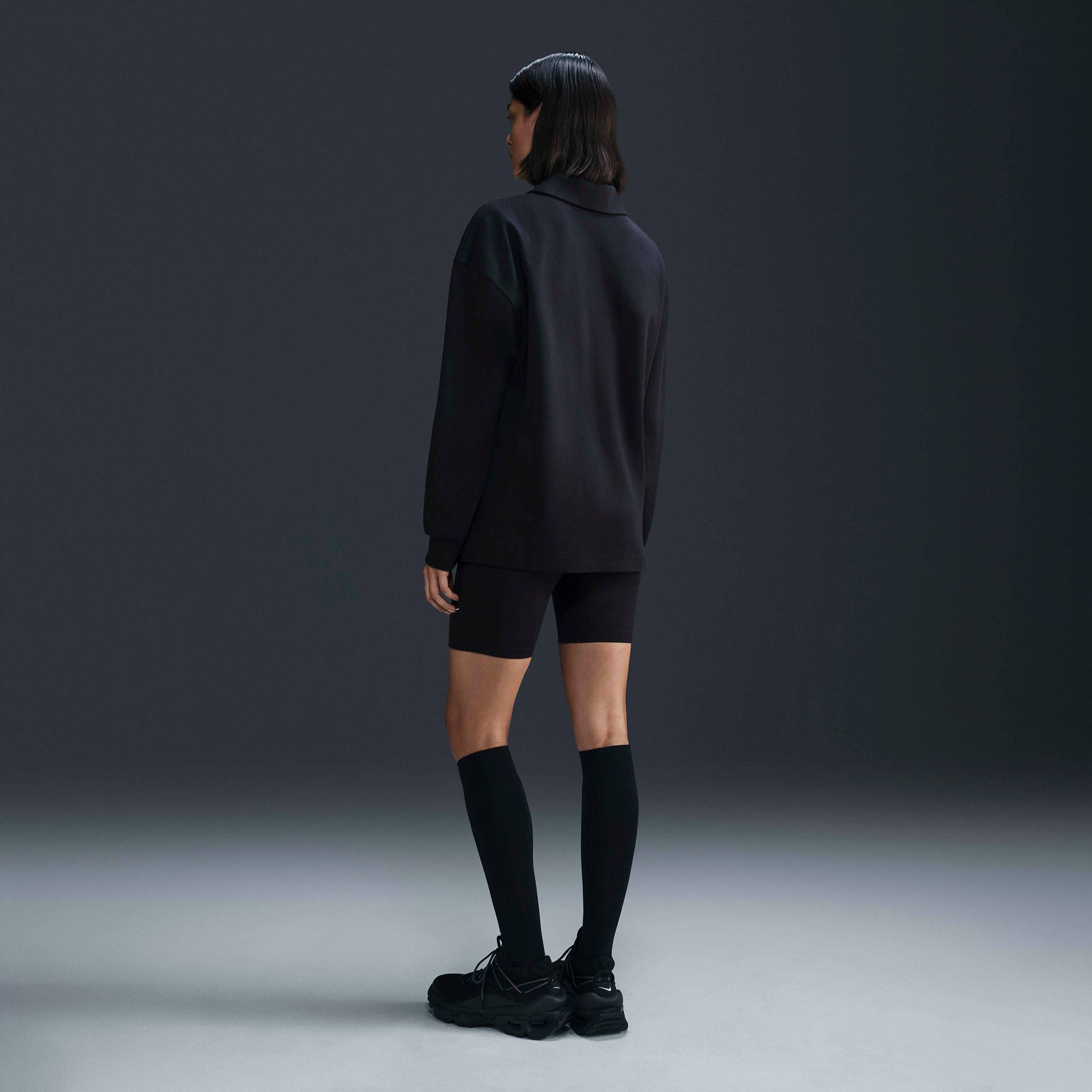 Nike Women's Sportswear Essential Oversized Long-Sleeve Polo product image