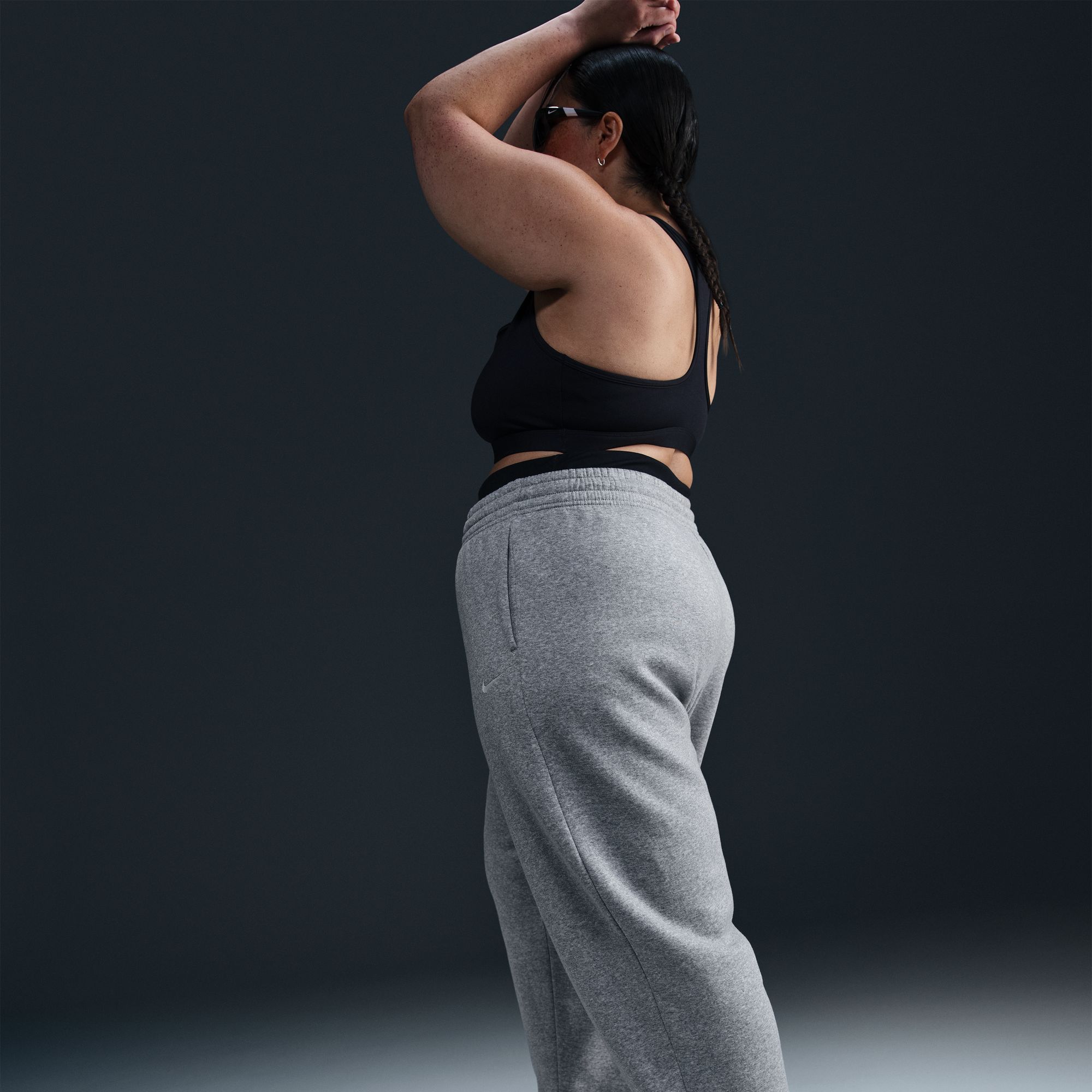 Nike Women's Sportswear Phoenix Fleece High-Waisted Oversized Sweatpants (Plus Size) product image
