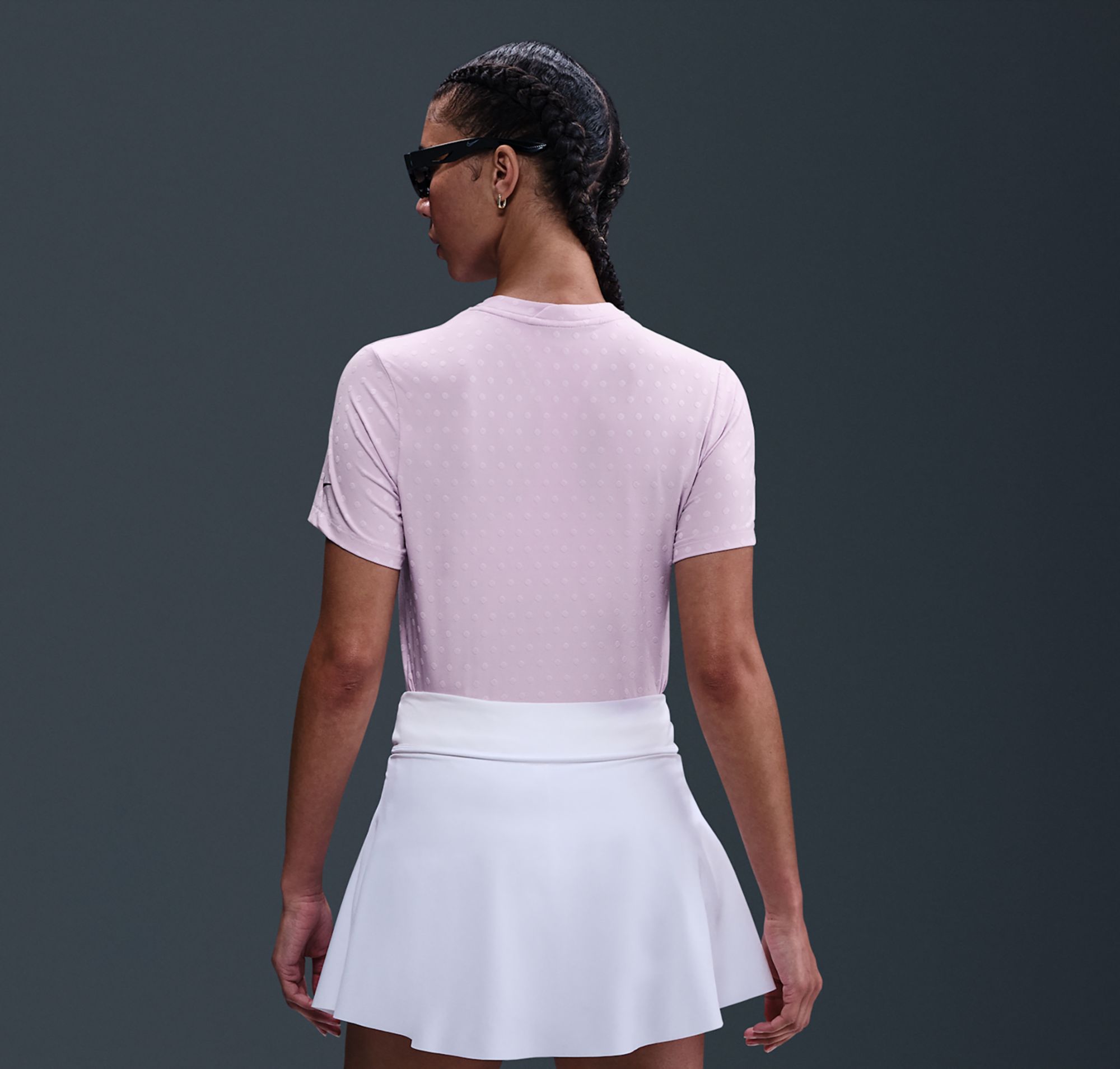 Nike Women's Tour Dri-FIT Blade Polka Dot Jacquard Golf Polo product image