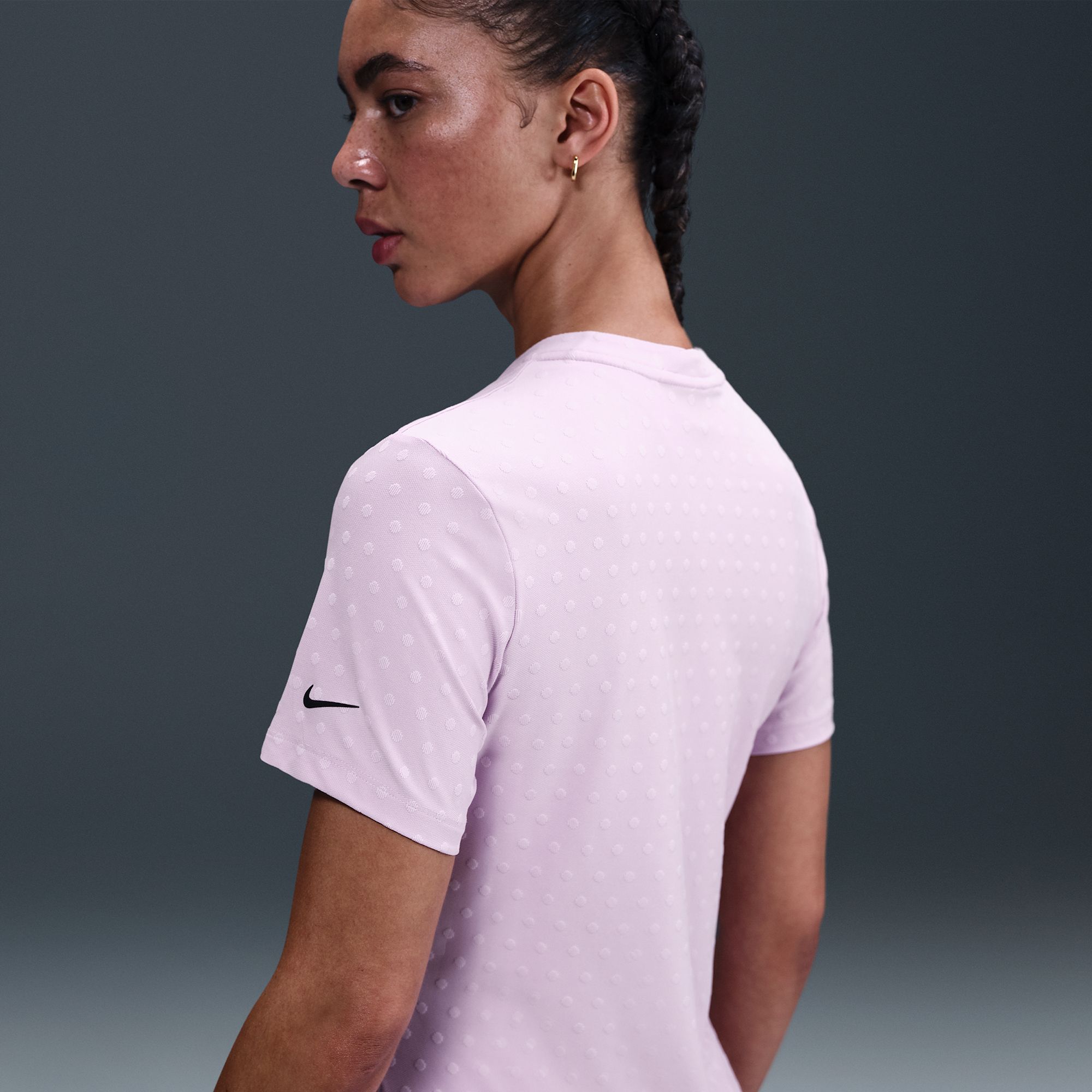 Nike Women's Tour Dri-FIT Blade Polka Dot Jacquard Golf Polo product image