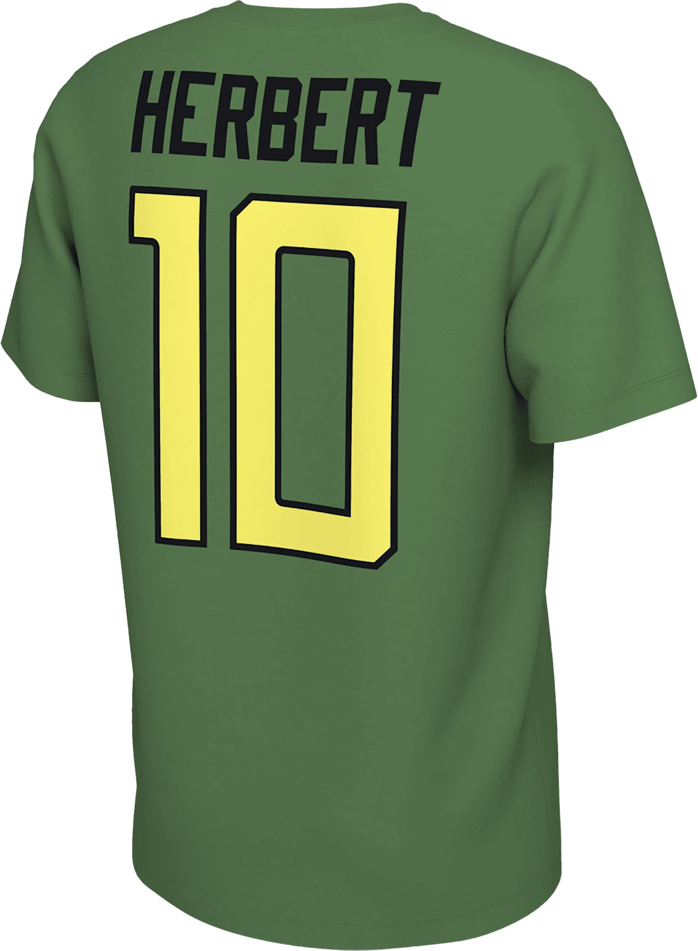 Nike Men's Oregon Ducks #10 Green Herbert Retro Football Jersey T-Shirt