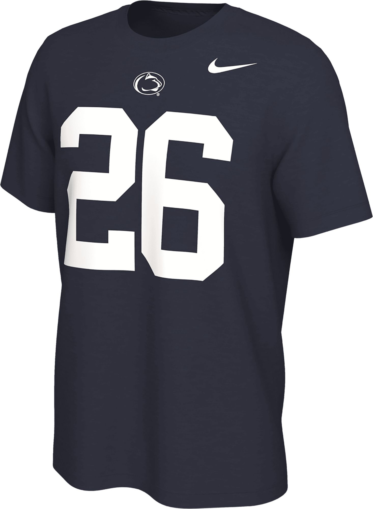 Nike Men's Penn State Nittany Lions #26 Blue Barkley Retro Football Jersey T-Shirt