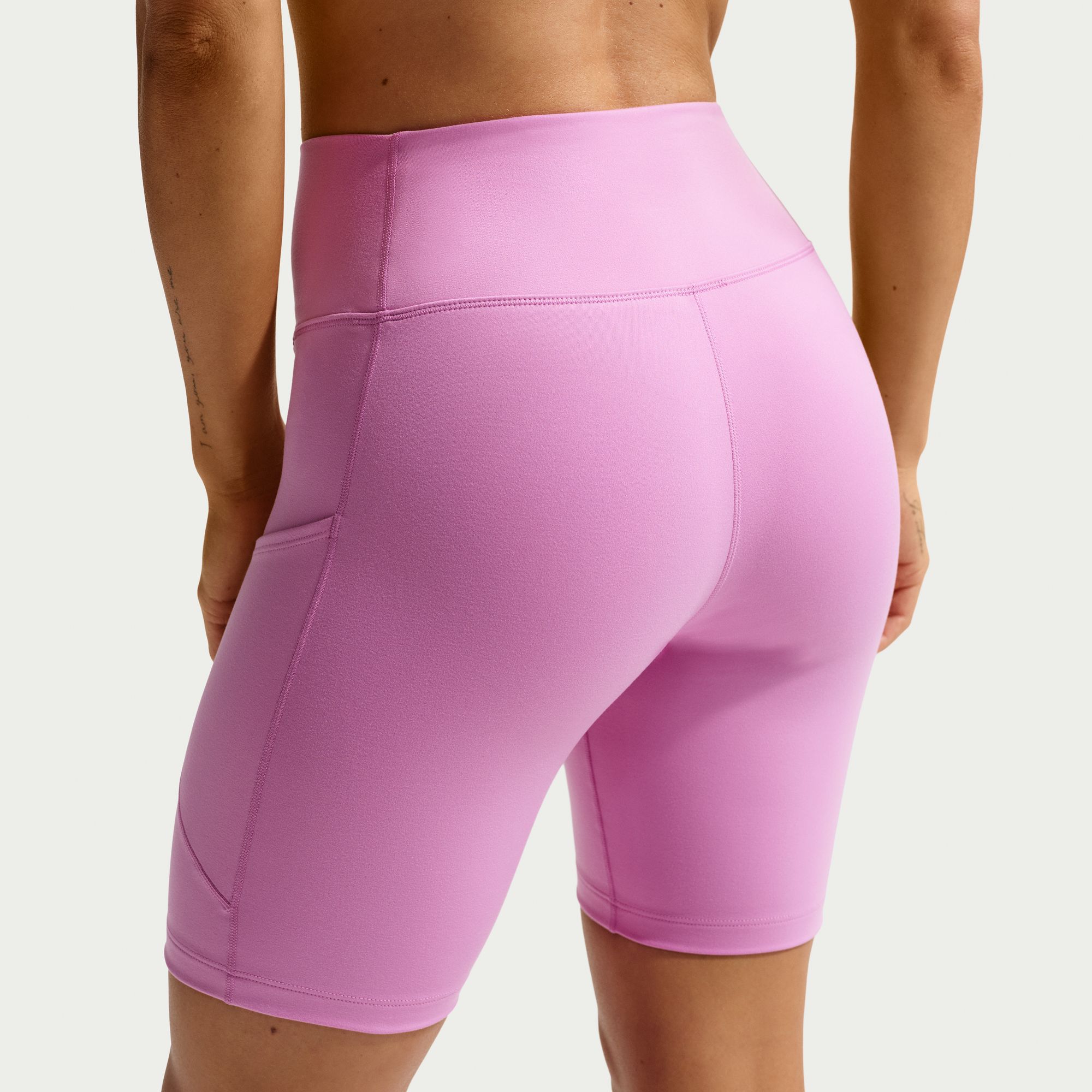 Nike Women's One High-Waisted 8" Biker Shorts With Pockets product image