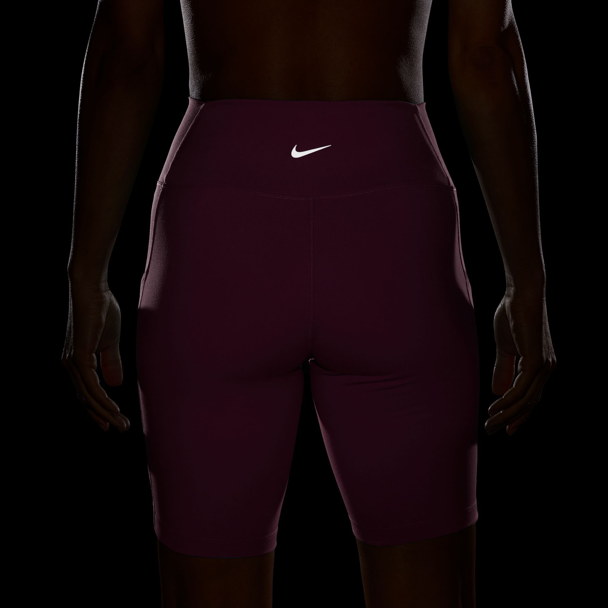 Nike Women's One High-Waisted 8" Biker Shorts With Pockets product image