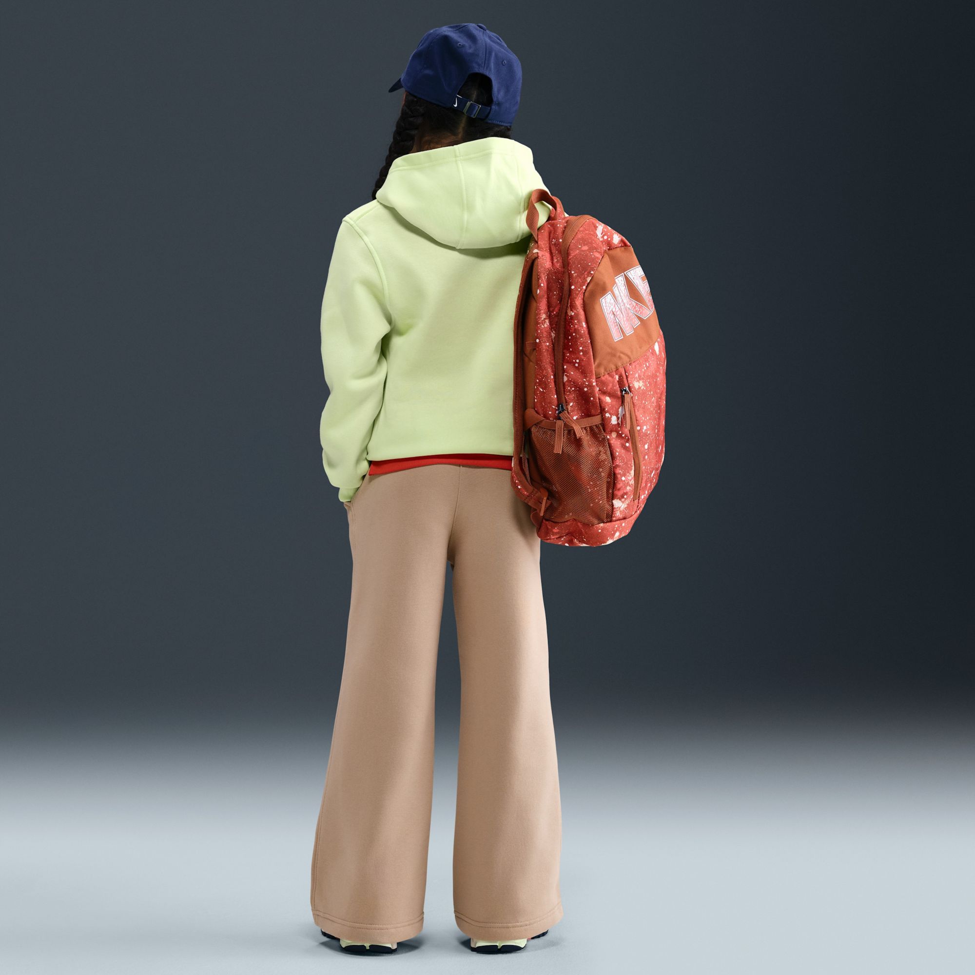 Nike Girls' Sportswear Club Fleece Wide-Leg Pants product image