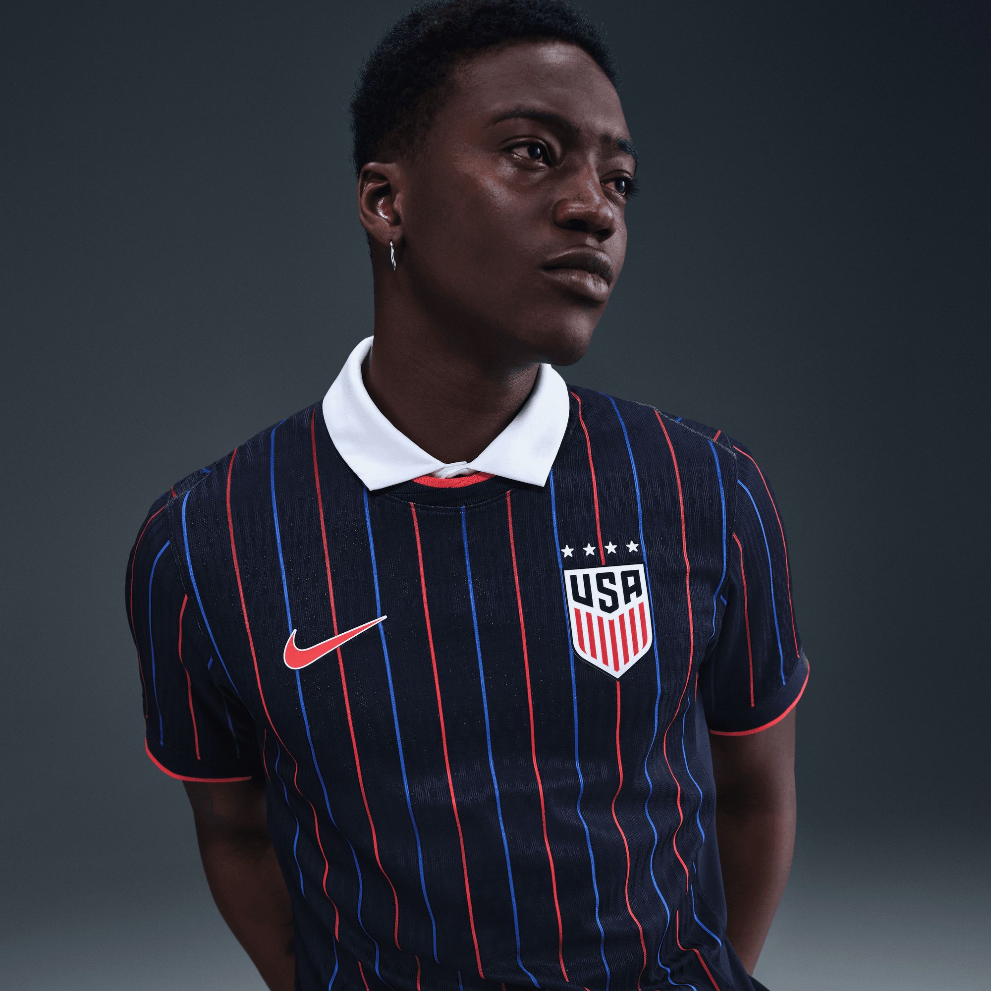 Nike Adult USWNT 2025 Navy Away Authentic Jersey product image
