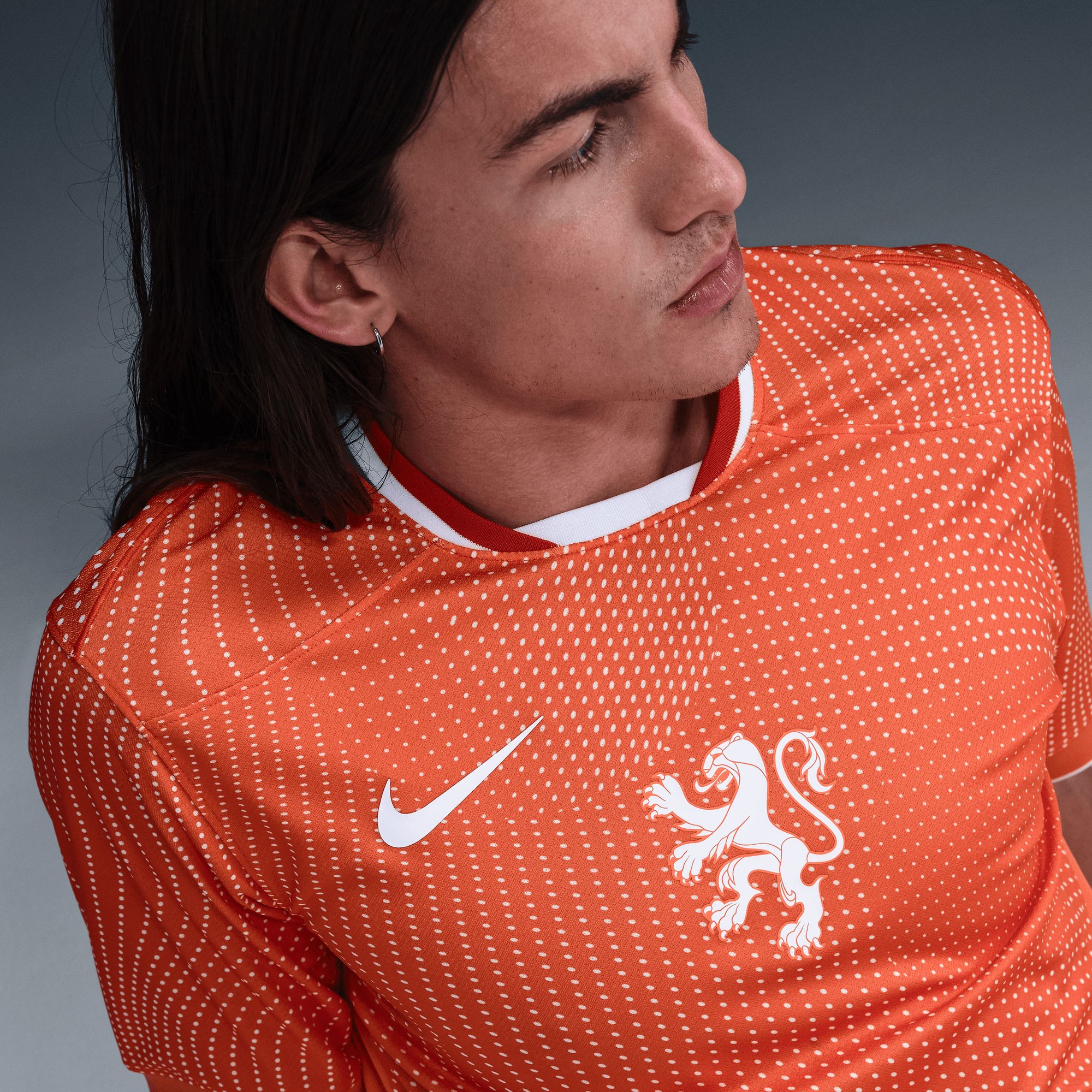 Nike Adult Netherlands 2025 Orange Home Replica Jersey product image
