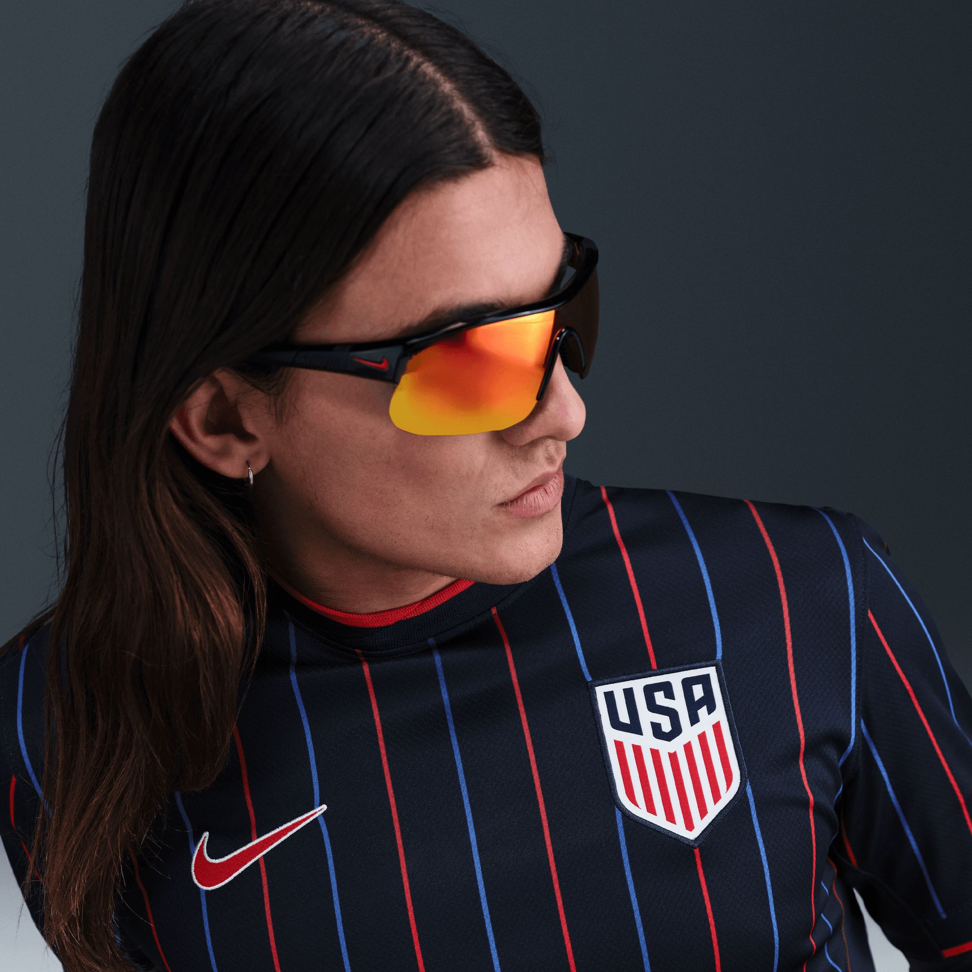 Nike Adult USMNT 2025 Navy "Heartbeat" Away Replica Jersey product image