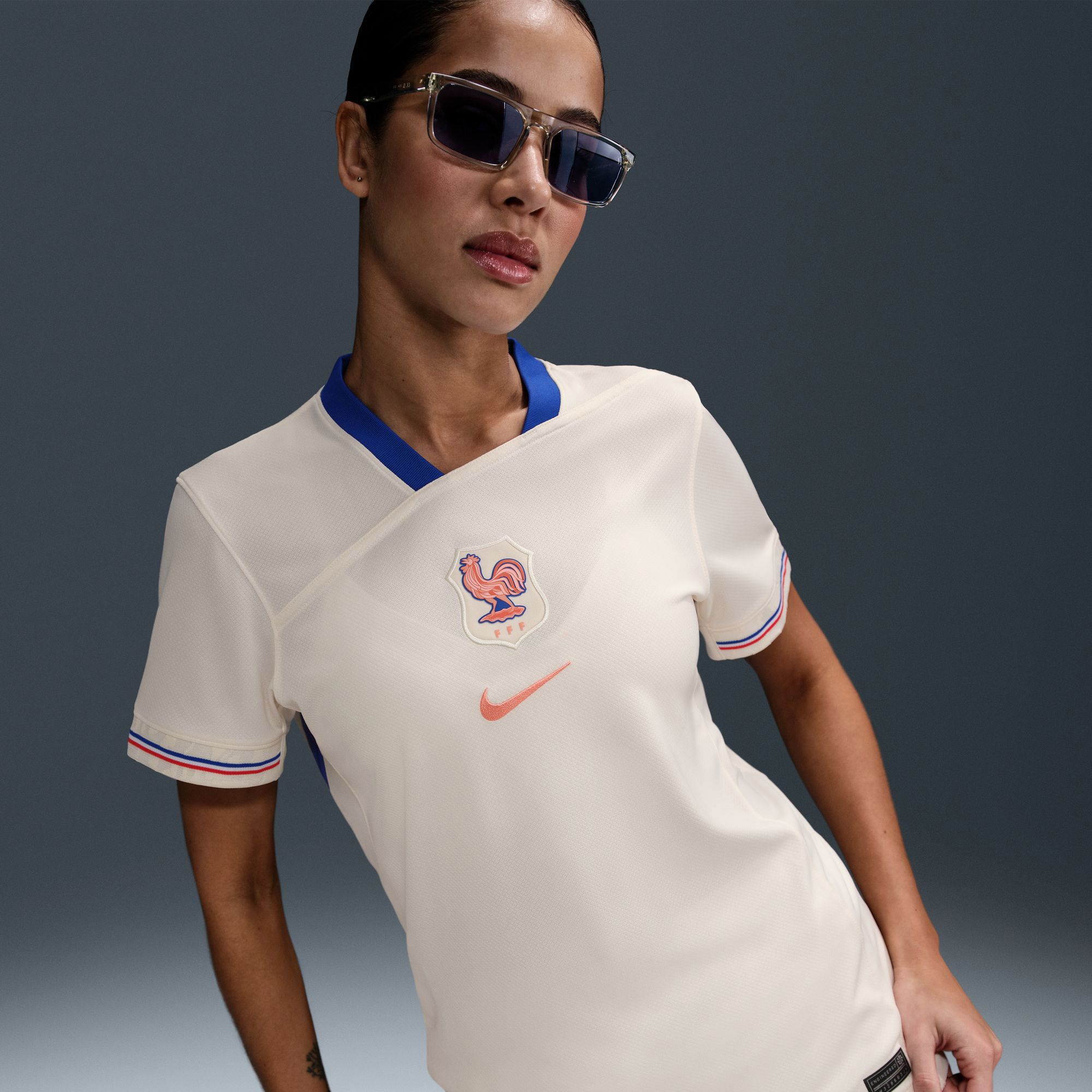 Nike Women's France 2025 Off White Away Replica Jersey product image
