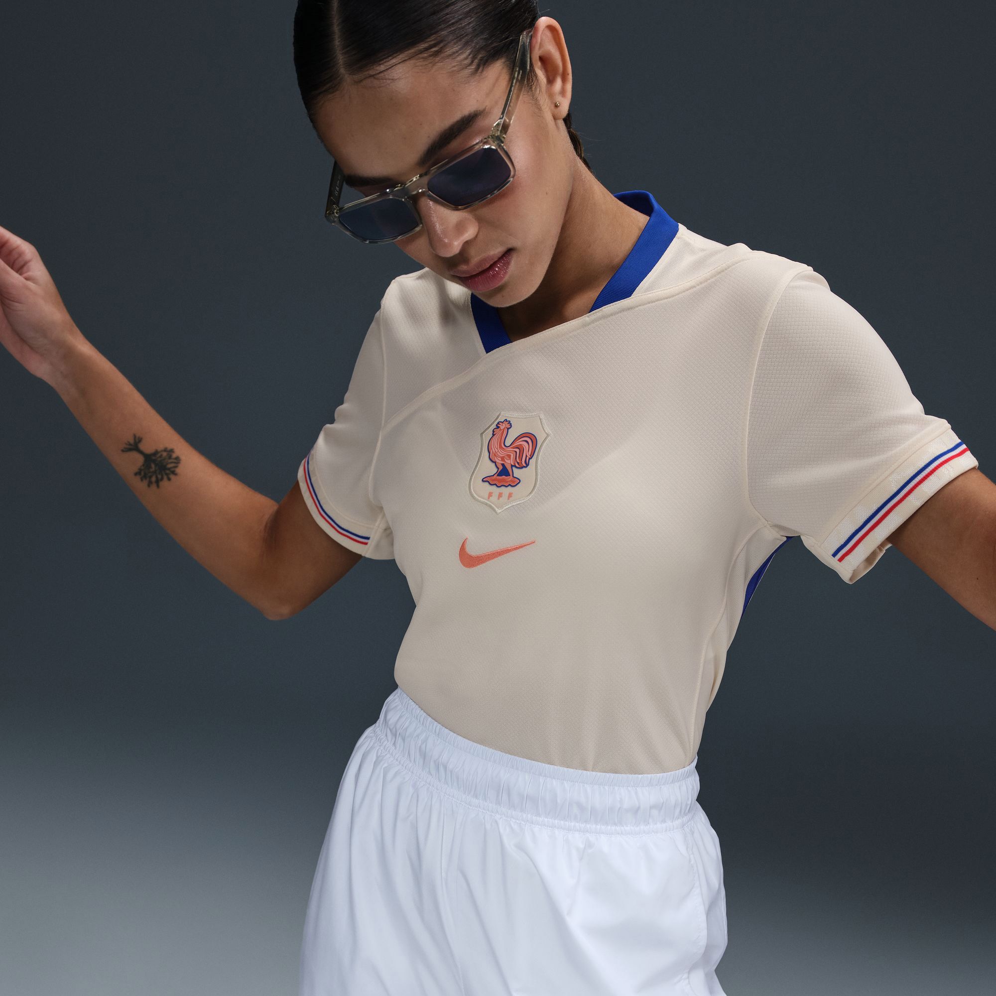 Nike Women's France 2025 Off White Away Replica Jersey product image