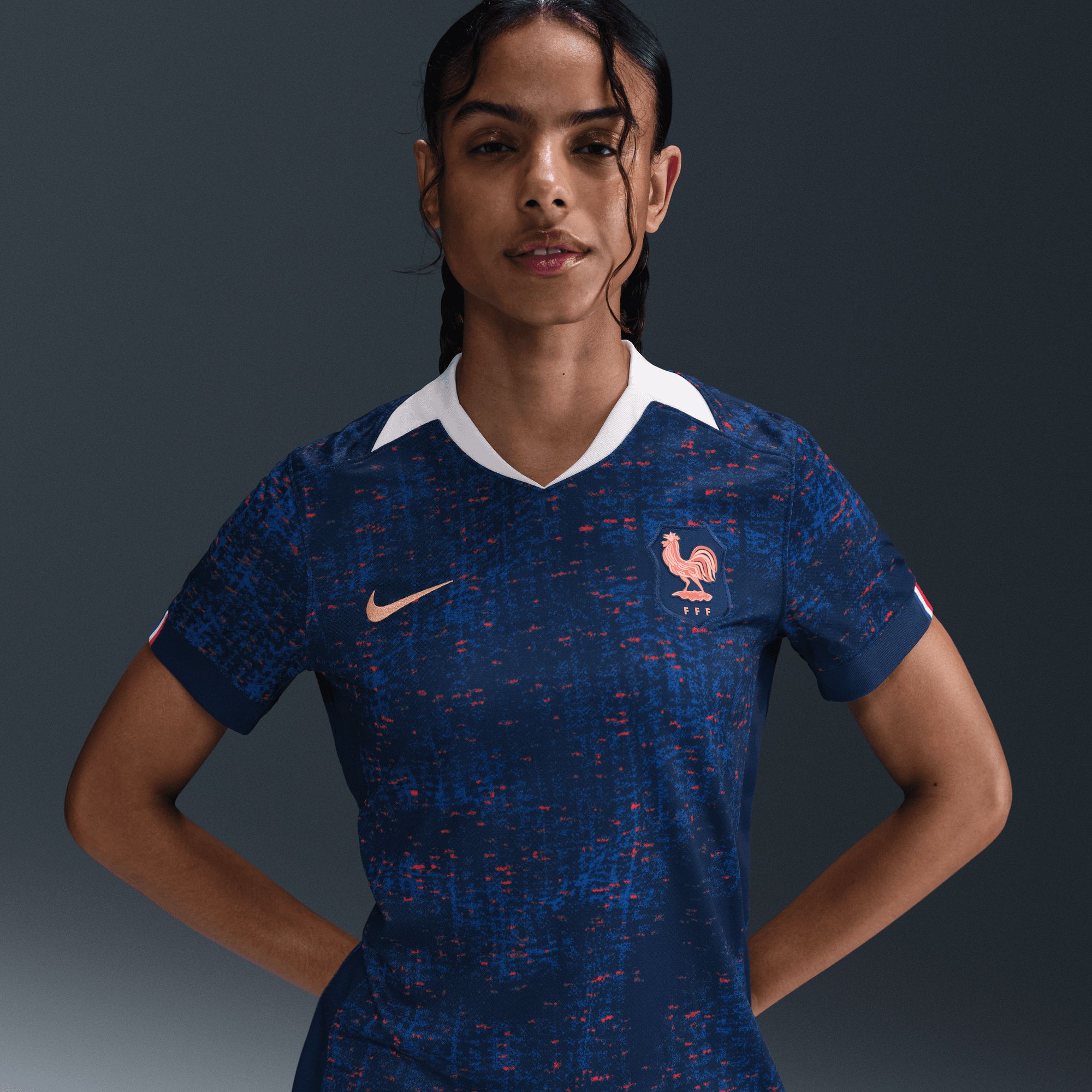 Nike Women's France 2025 Navy Home Replica Jersey product image