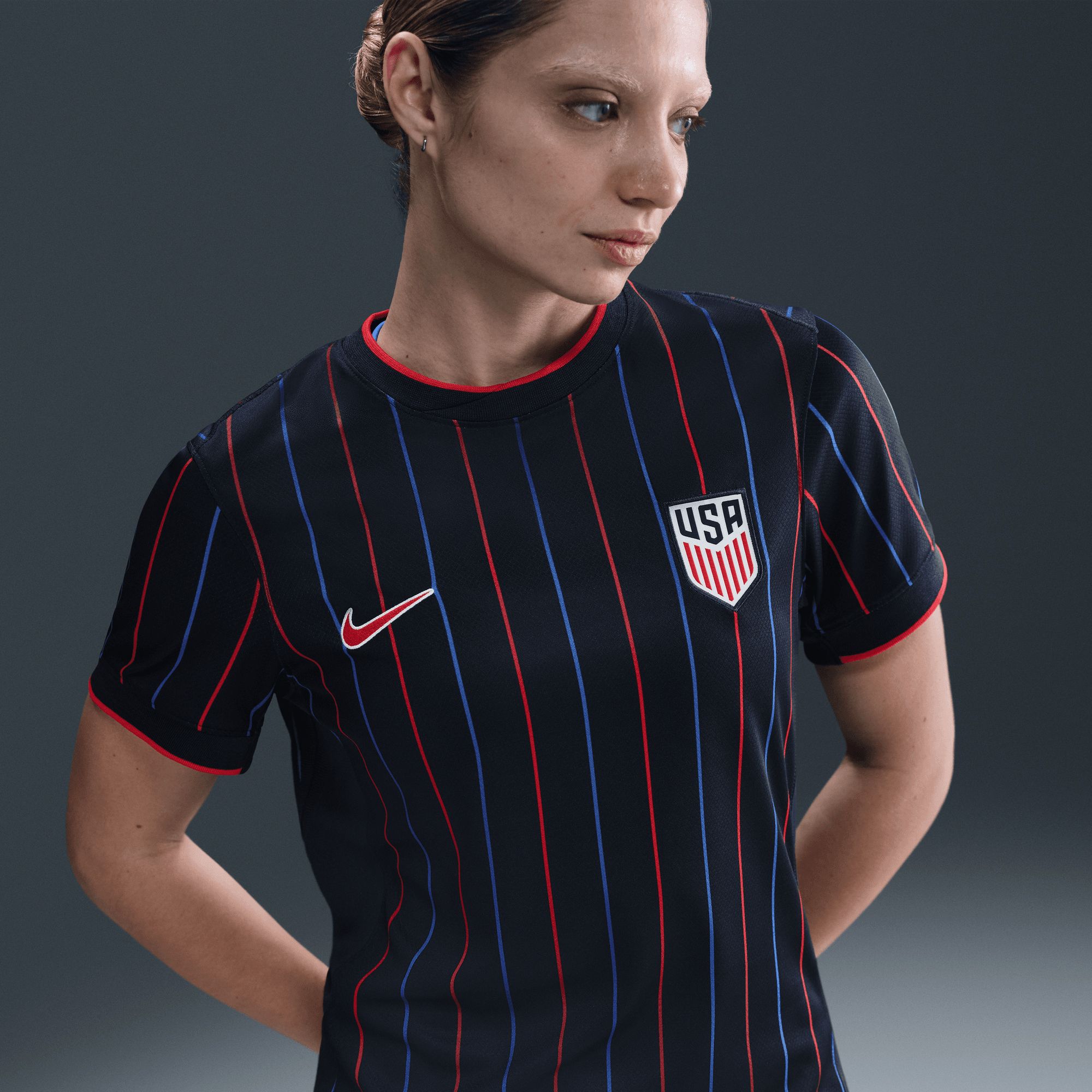 Nike Women's USMNT 2025 Navy "Heartbeat" Away Replica Jersey product image