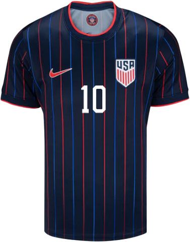 Nike Youth USMNT Diego Luna #10 2025 Navy "Heartbeat" Away Replica Jersey product image