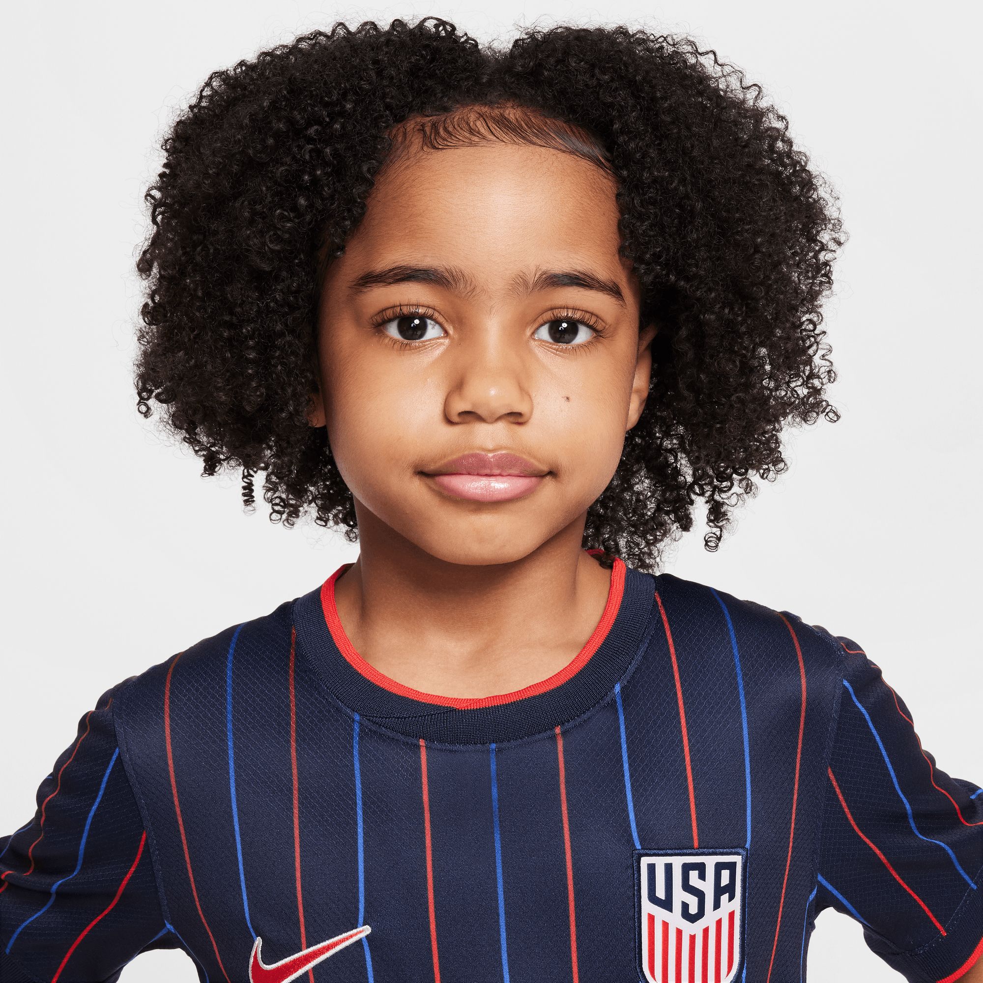 Nike Youth USMNT 2025 Navy "Heartbeat" Away Replica Jersey product image