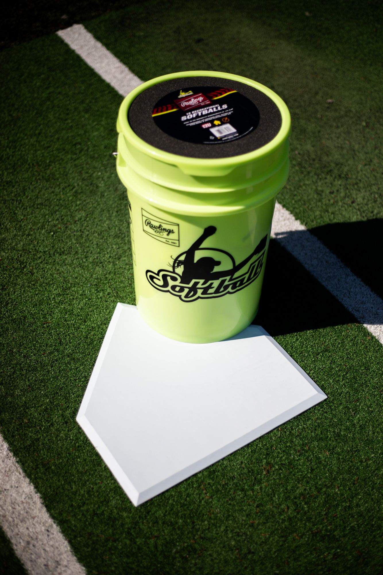 Rawlings 12" Practice Fastpitch Softball Bucket - 12 Pack product image