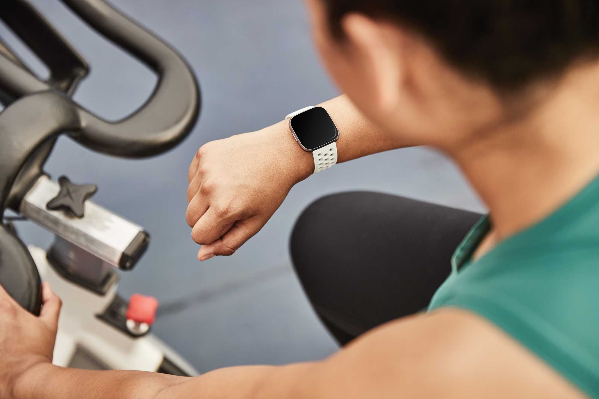 fitbit stationary bike versa