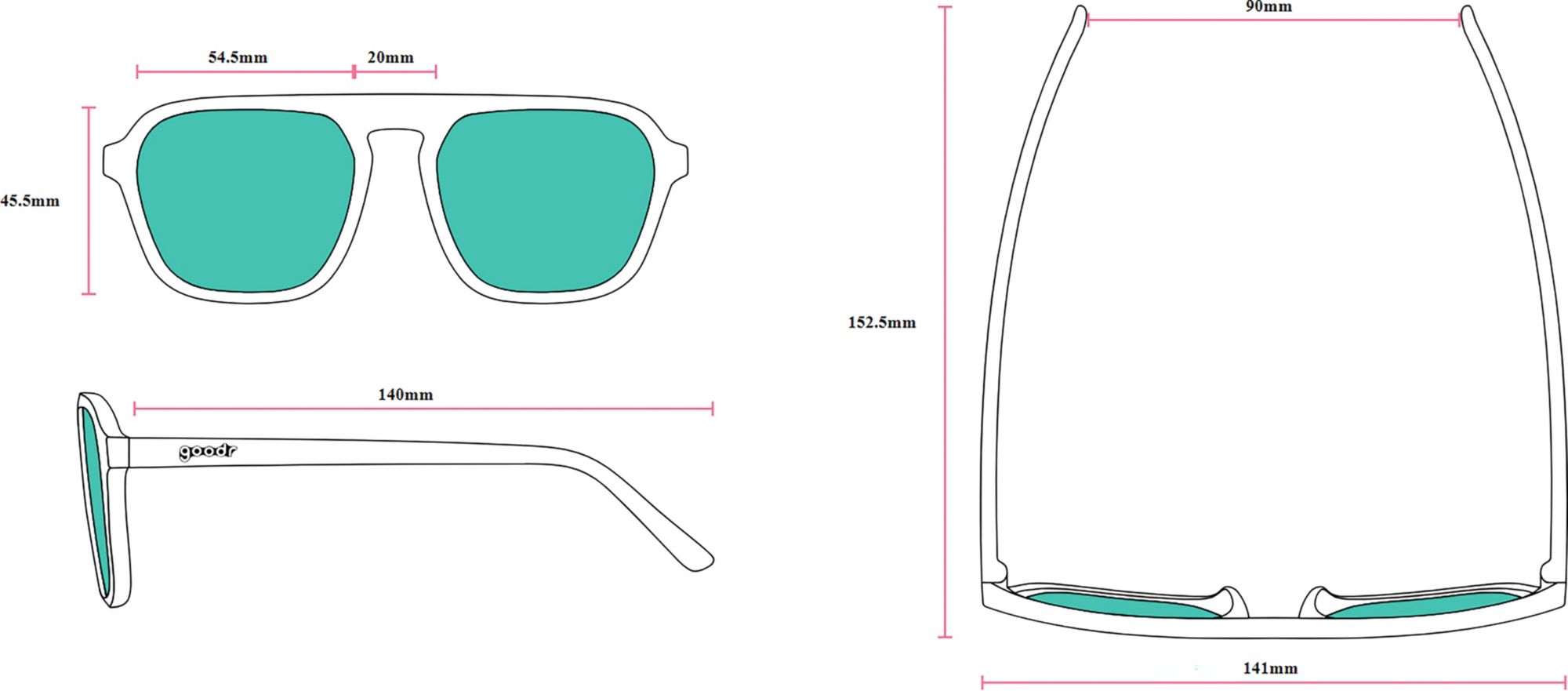 goodr Retro G Sunglasses product image