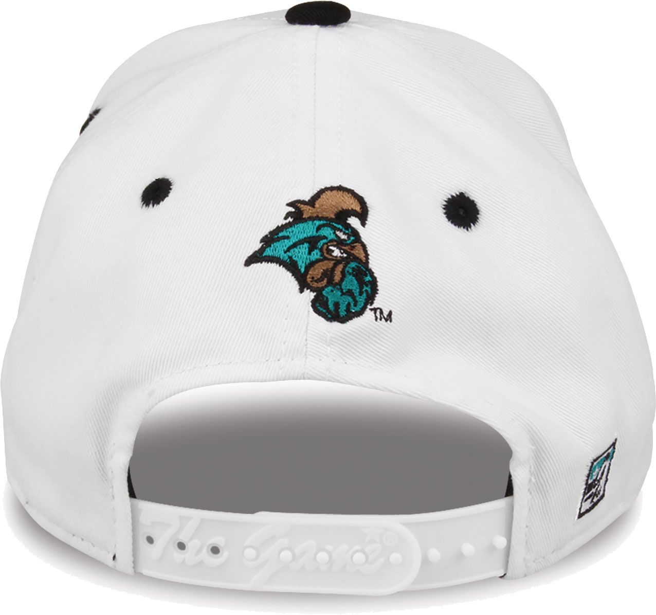 The Game Men's Coastal Carolina Chanticleers White Bar Adjustable Hat