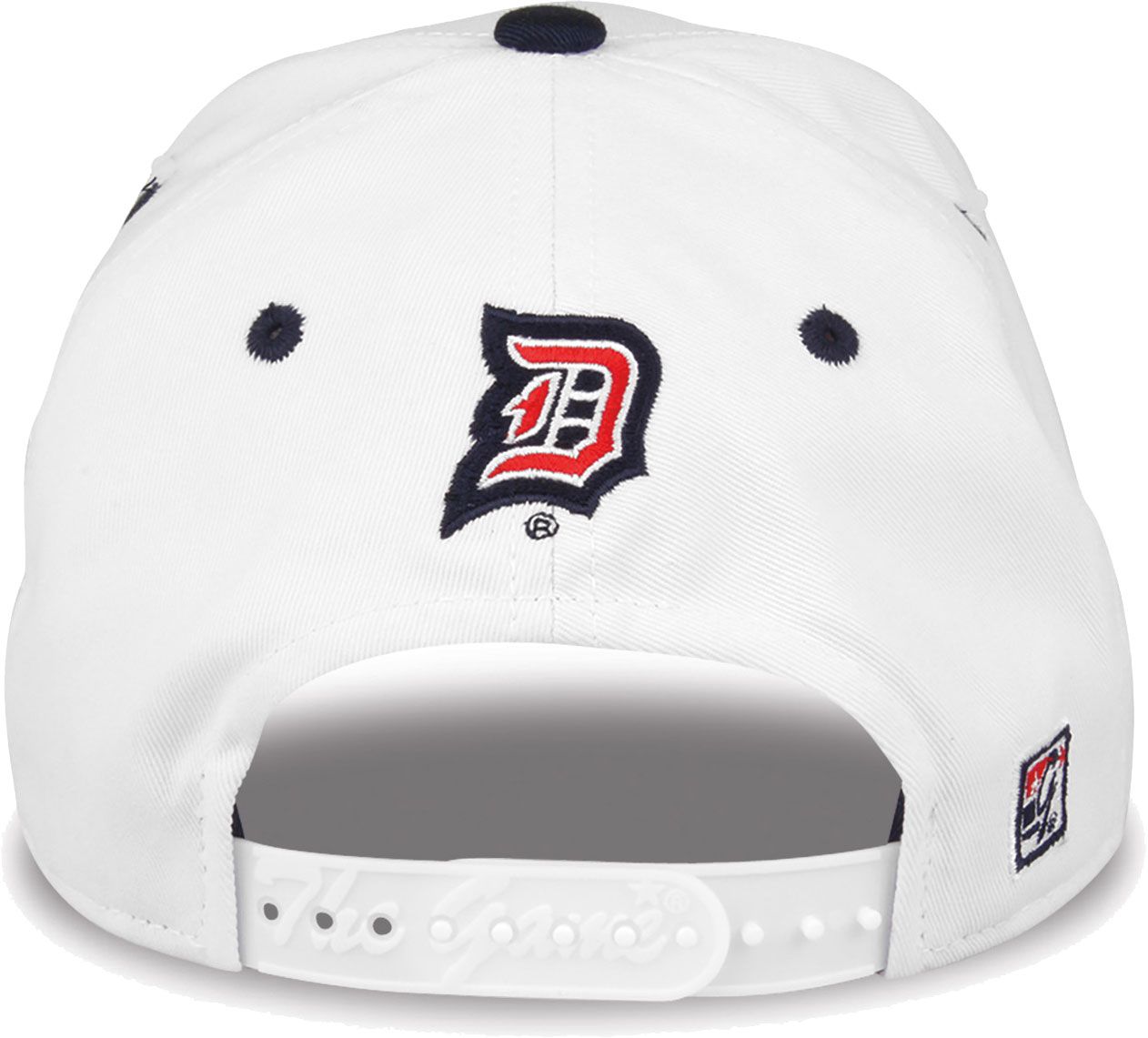 The Game Men's Duquesne Dukes White Bar Adjustable Hat