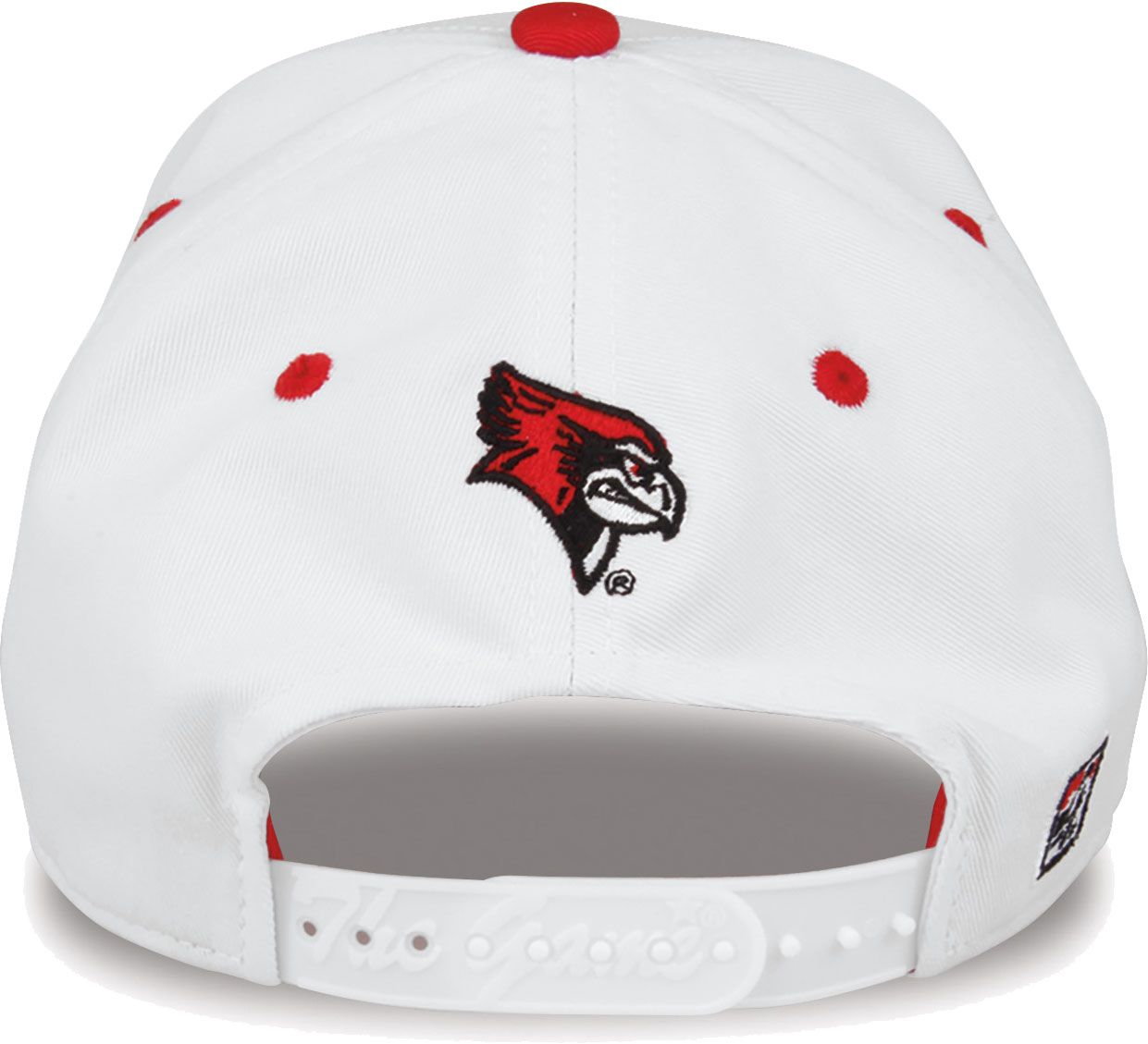 The Game Men's Illinois State Redbirds White Bar Adjustable Hat product image