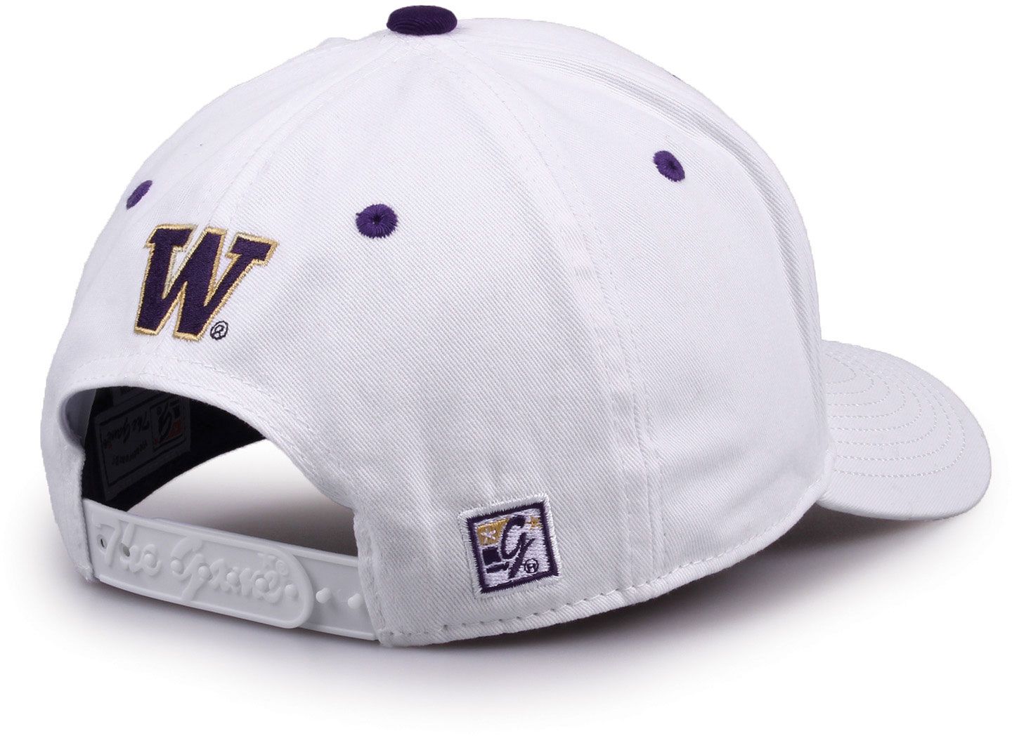 The Game Men's Washington Huskies White Bar Adjustable Hat product image