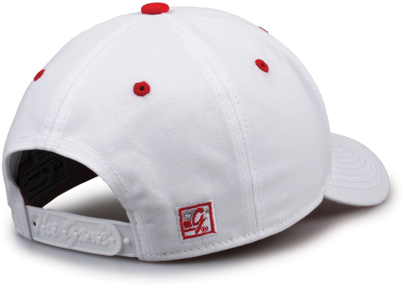 The Game Men's Ohio State Buckeyes White Bar Adjustable Hat product image
