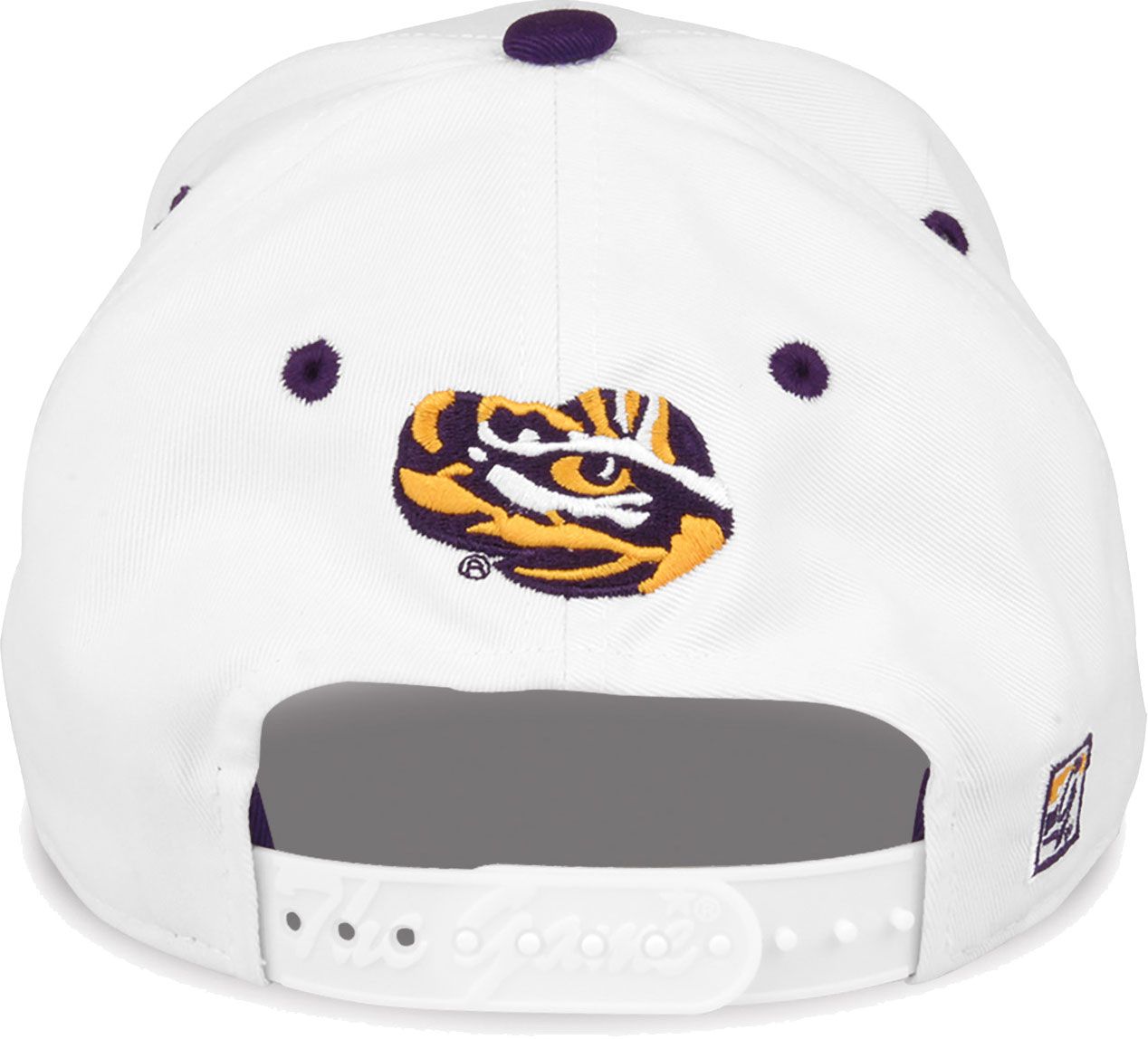 The Game Men's LSU Tigers White Nickname Adjustable Hat product image