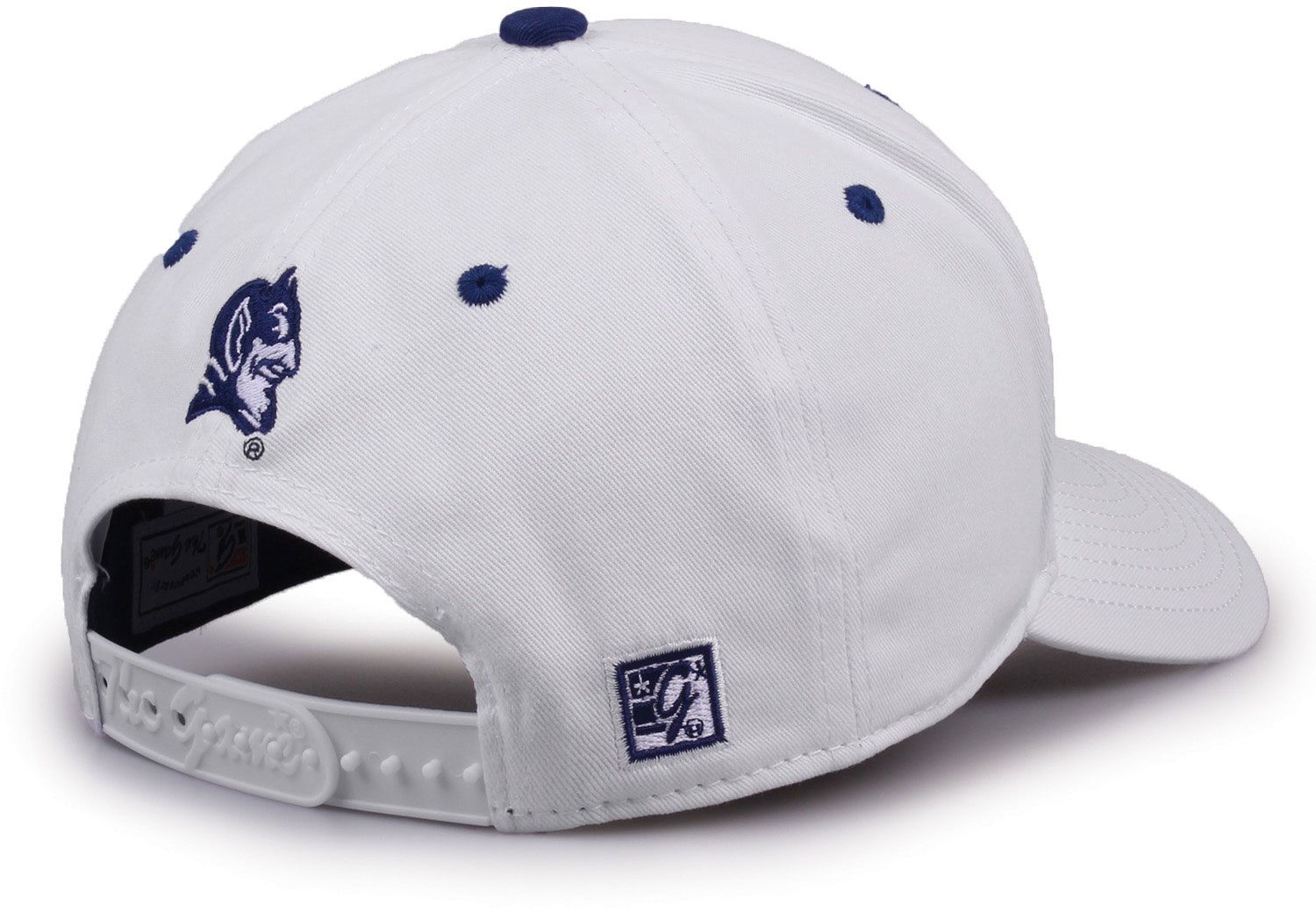 The Game Men's Duke Blue Devils White Nickname Adjustable Hat product image