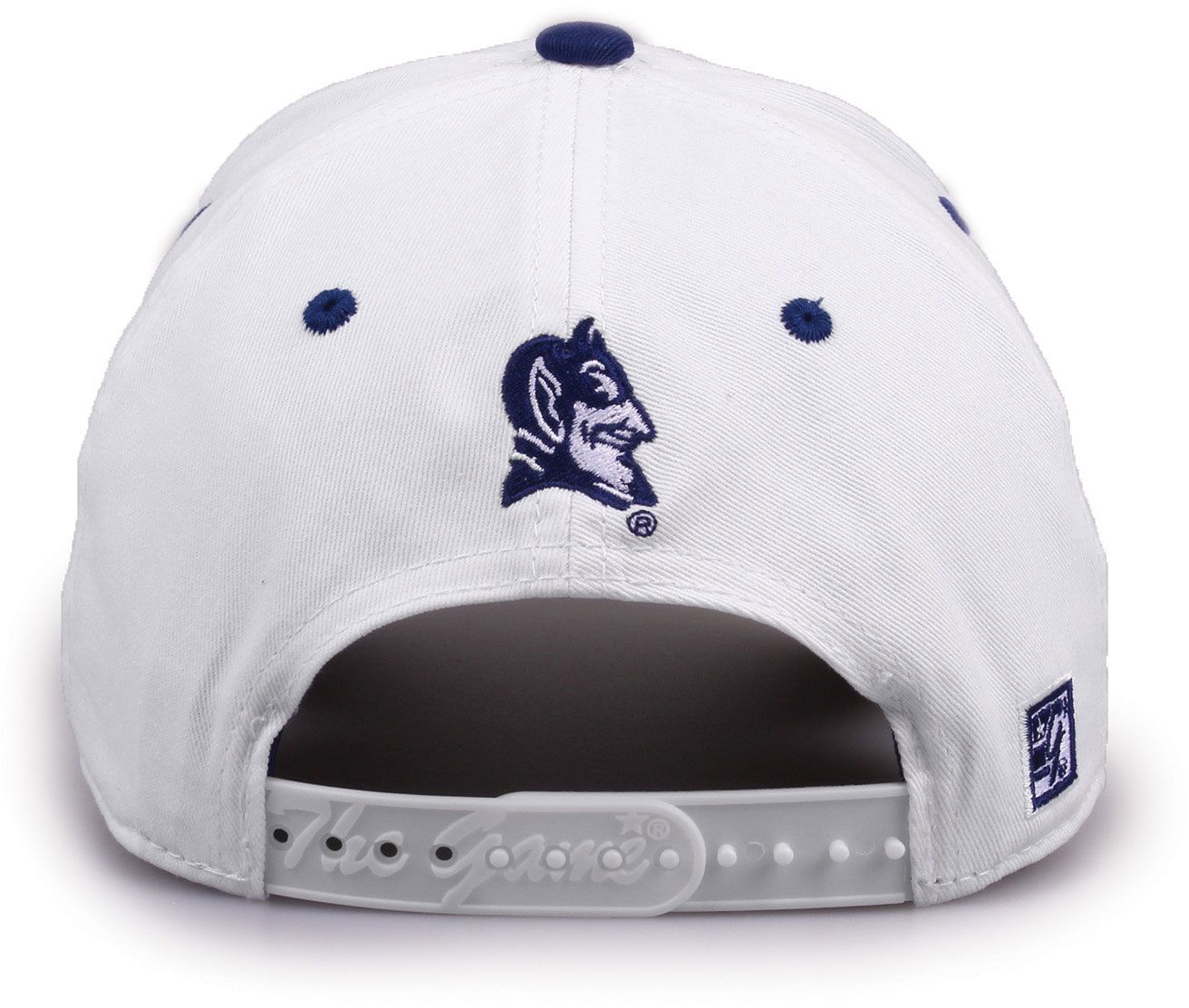 The Game Men's Duke Blue Devils White Nickname Adjustable Hat product image