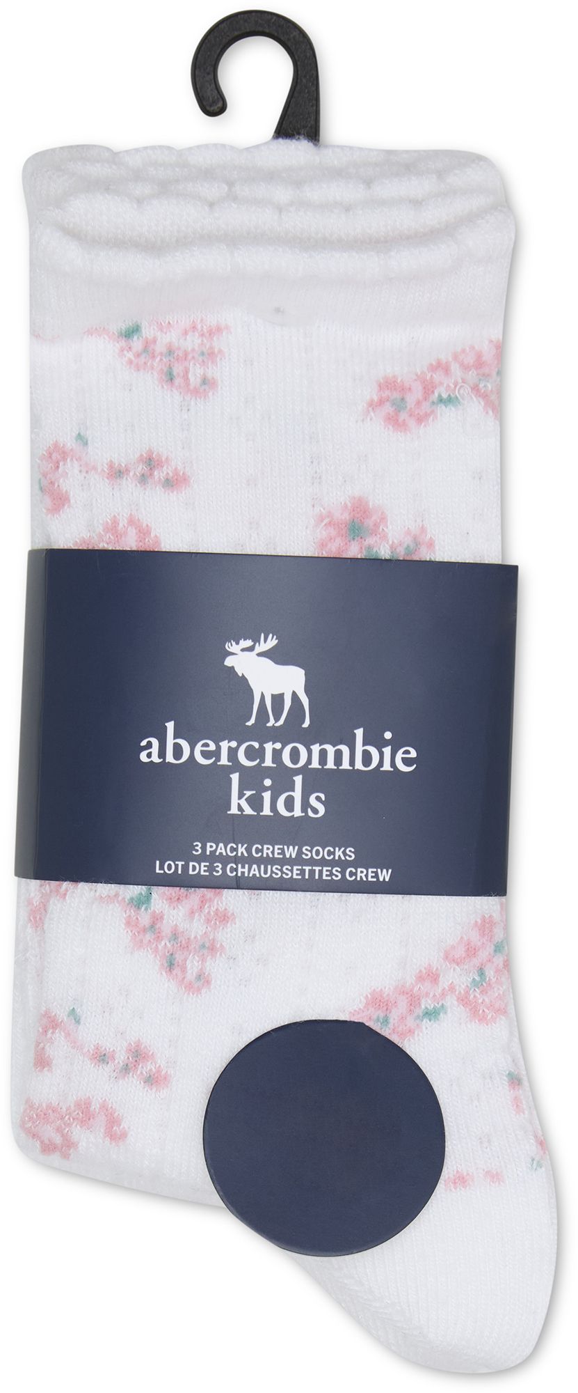 Jordan Kids' Floral Lace Crew Socks (3 Pairs) product image