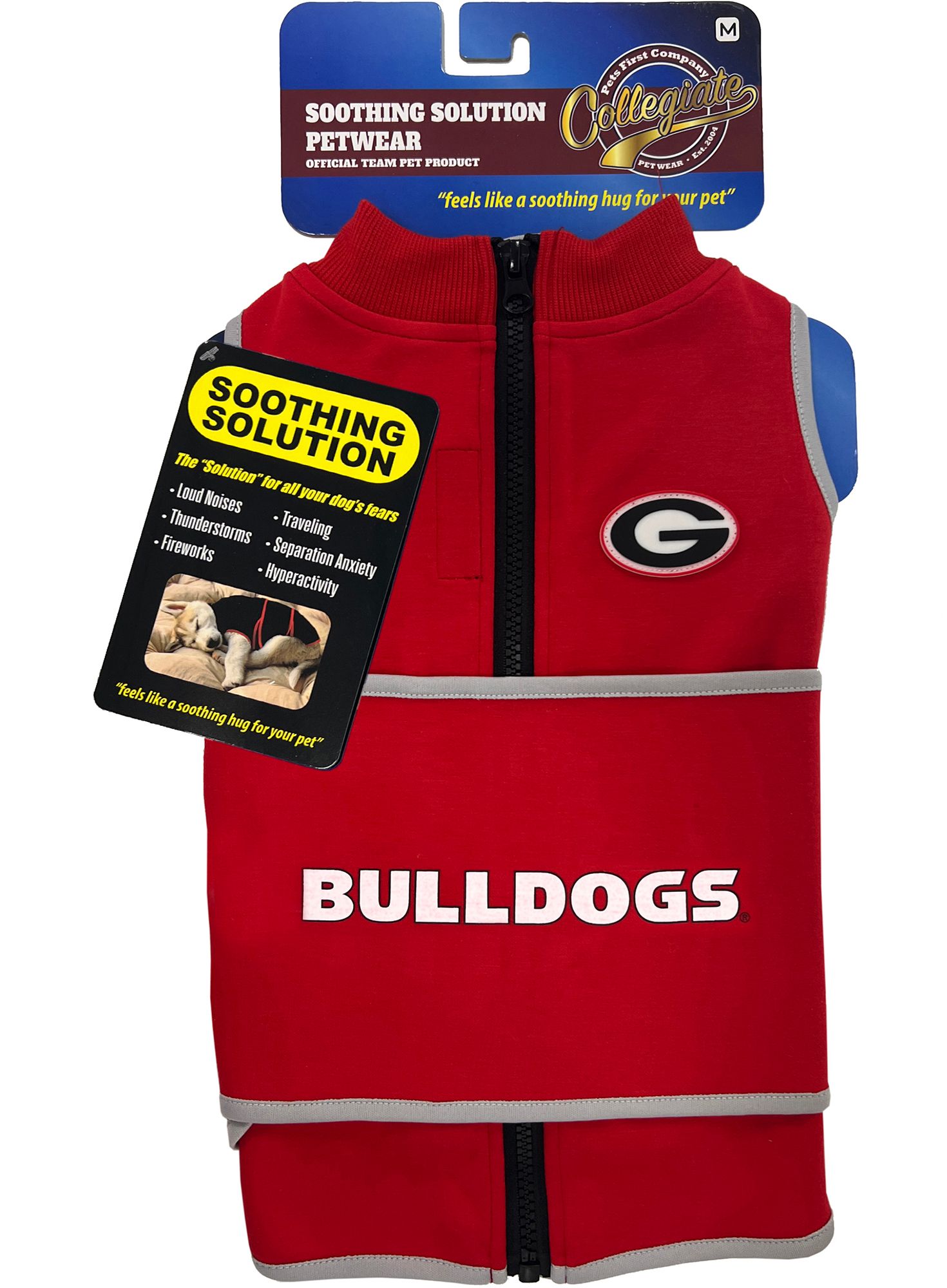Pets First Georgia Bulldogs Soothing Solution Vest product image