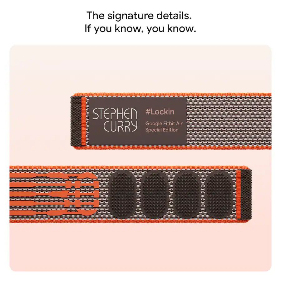 Google Fitbit Air Fitness & Health Tracker – Stephen Curry Special Edition product image