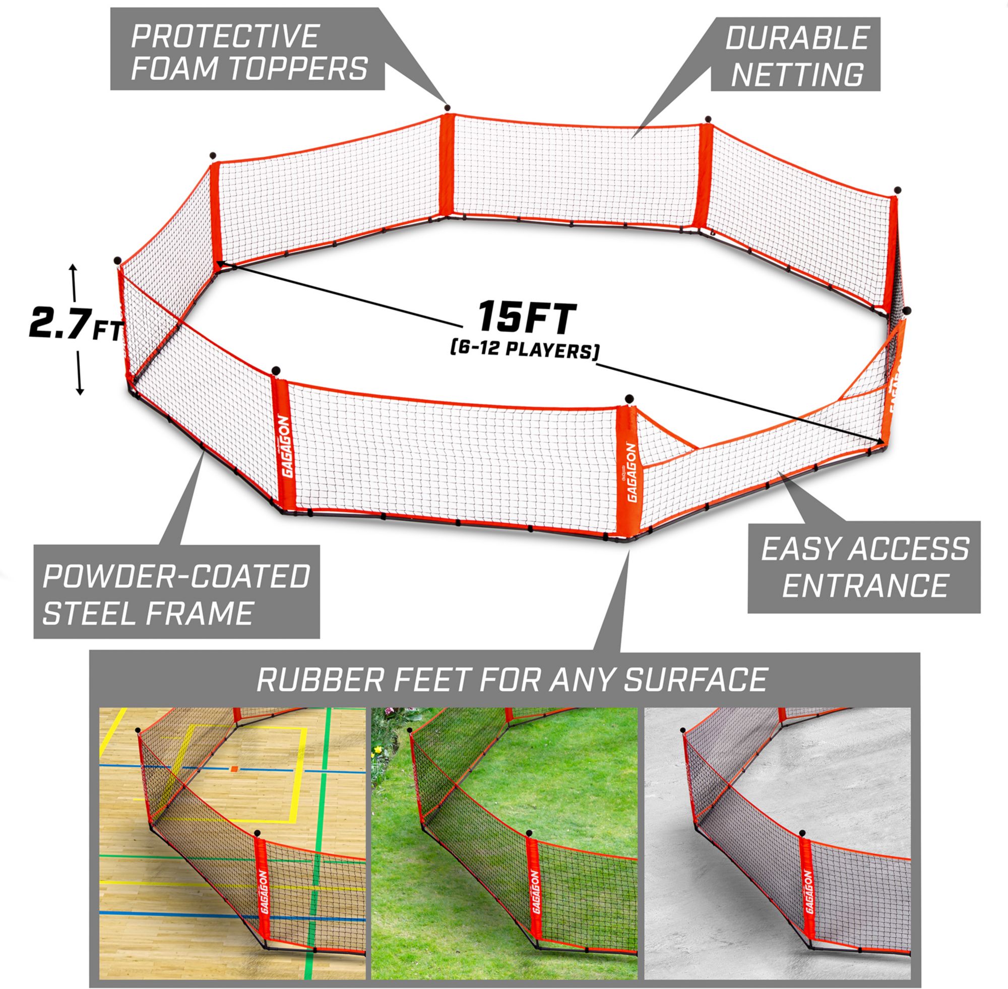 GoSports Gagagon 15 Ft. Ball Game Pit product image