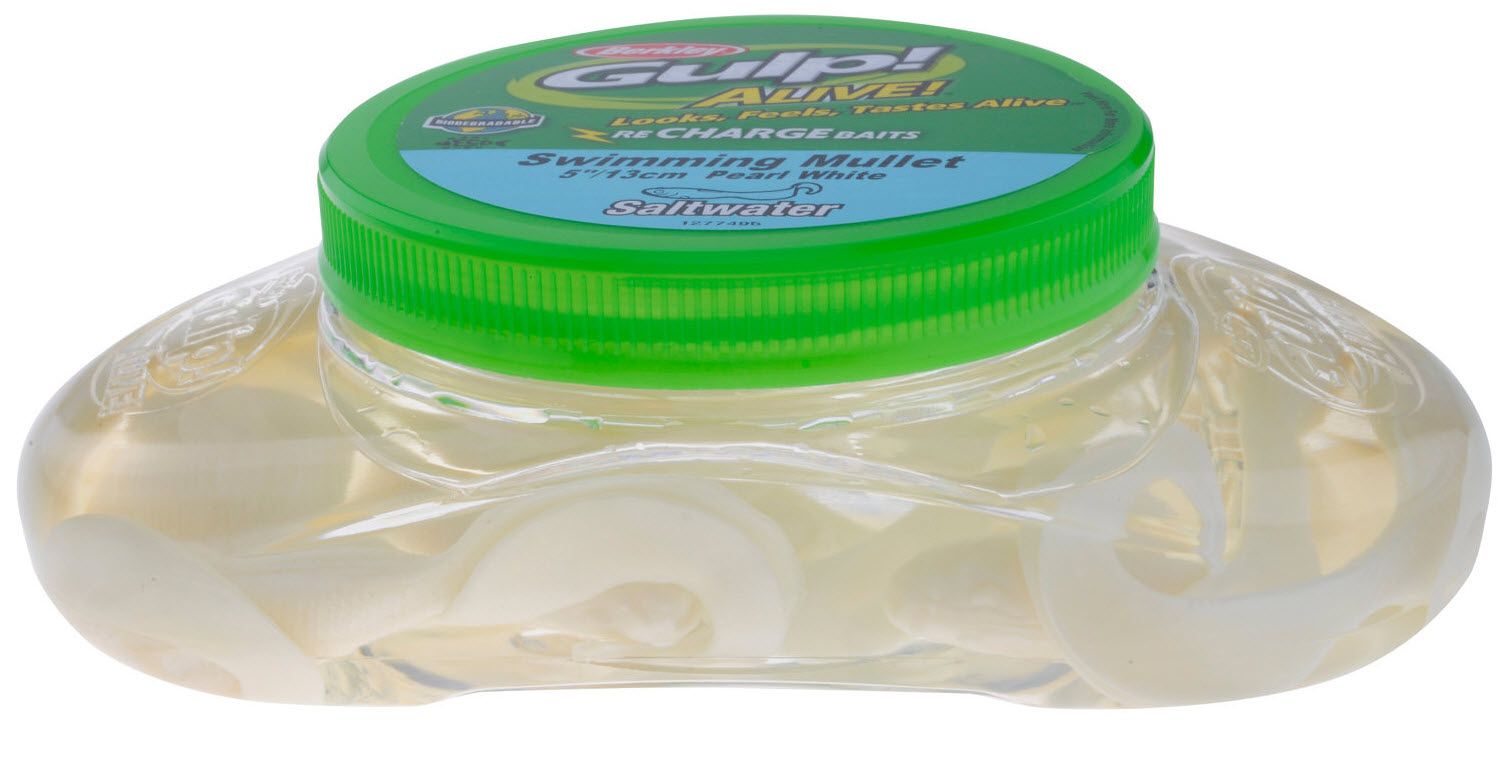 Berkley Gulp! Alive! Swimming Mullet Soft Bait - Pint Jar product image