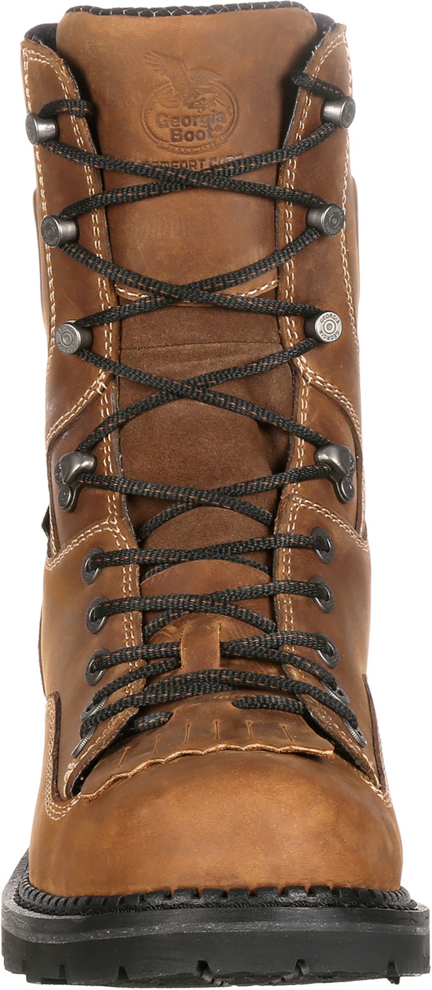 georgia low heel logger boots